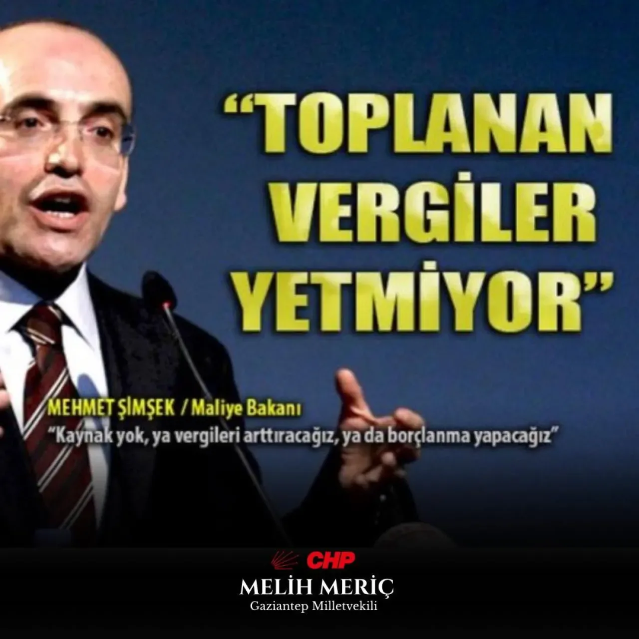 Milletvekili Melih Meriç'ten Vergi Adaletsizliği Eleştirisi: "16 Trilyon Vergiye Rağmen Halk Açlık Sınırında" Milletvekili Melih Meriç'ten Vergi Adaletsizliği Eleştirisi: "16 Trilyon Vergiye Rağmen Halk Açlık Sınırında"