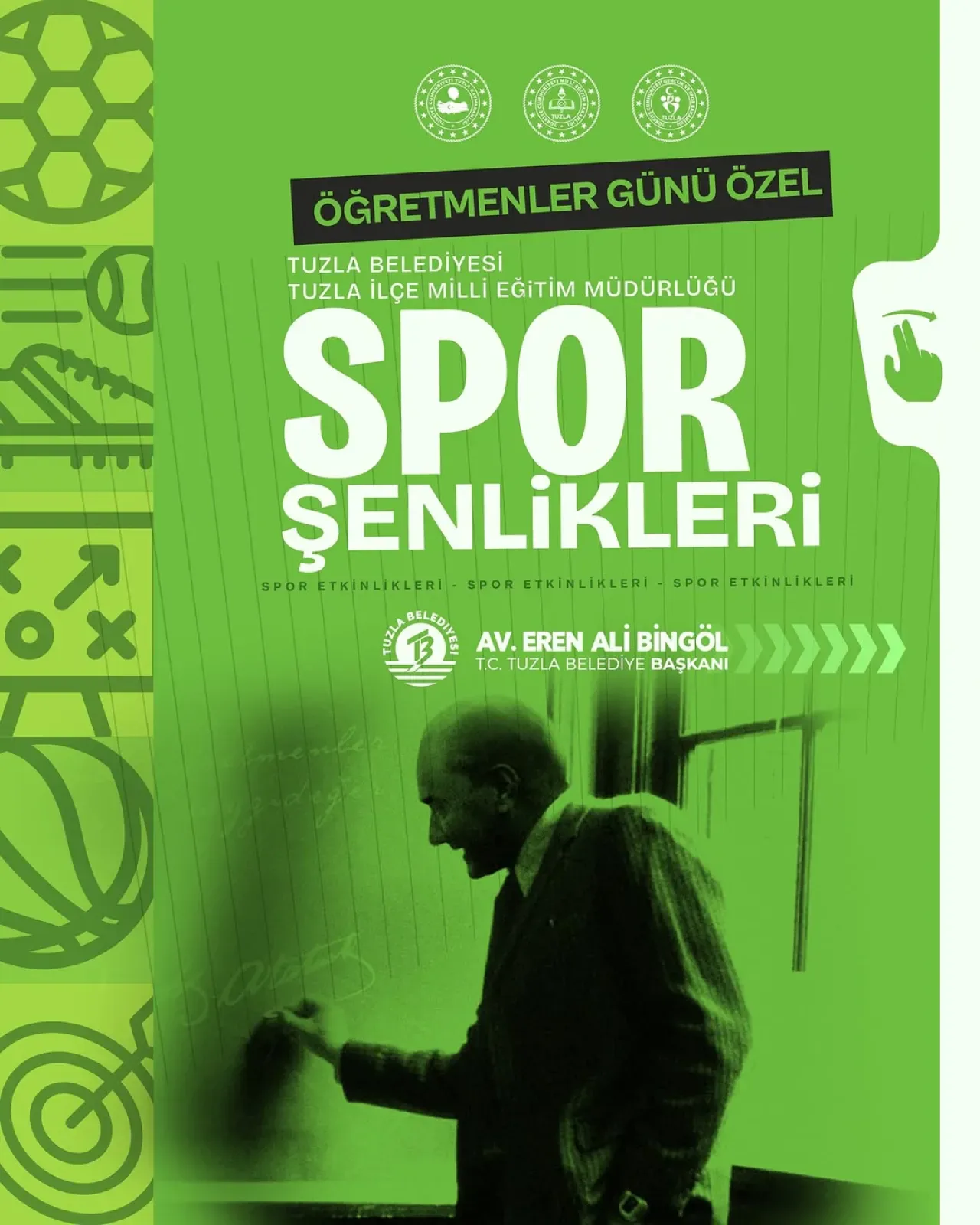 Tuzla'da 24 Kasım Öğretmenler Günü Spor Şenlikleri Başlıyor Tuzla'da 24 Kasım Öğretmenler Günü Spor Şenlikleri Başlıyor