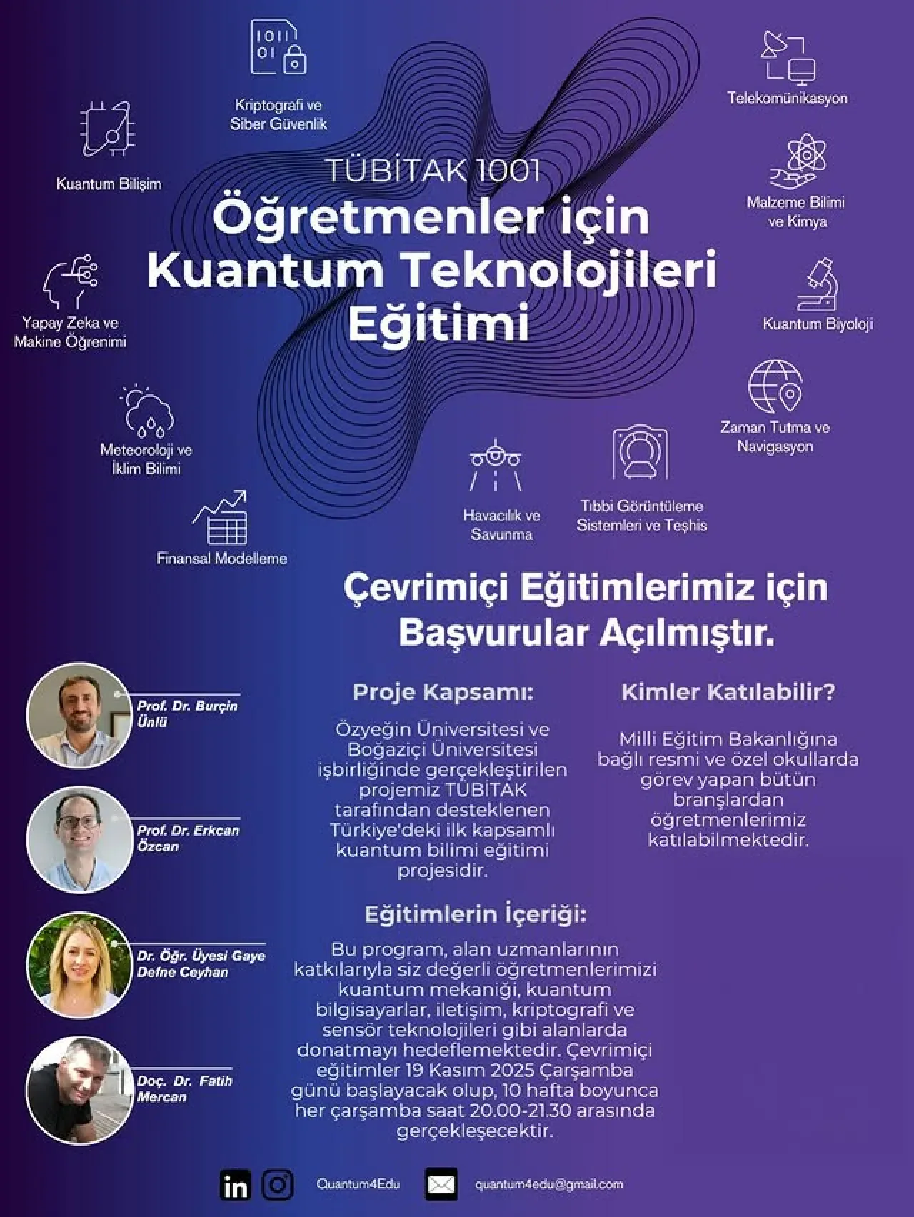 Öğretmenlere Yönelik Kuantum Teknolojileri Eğitimi Başlıyor Öğretmenlere Yönelik Kuantum Teknolojileri Eğitimi Başlıyor