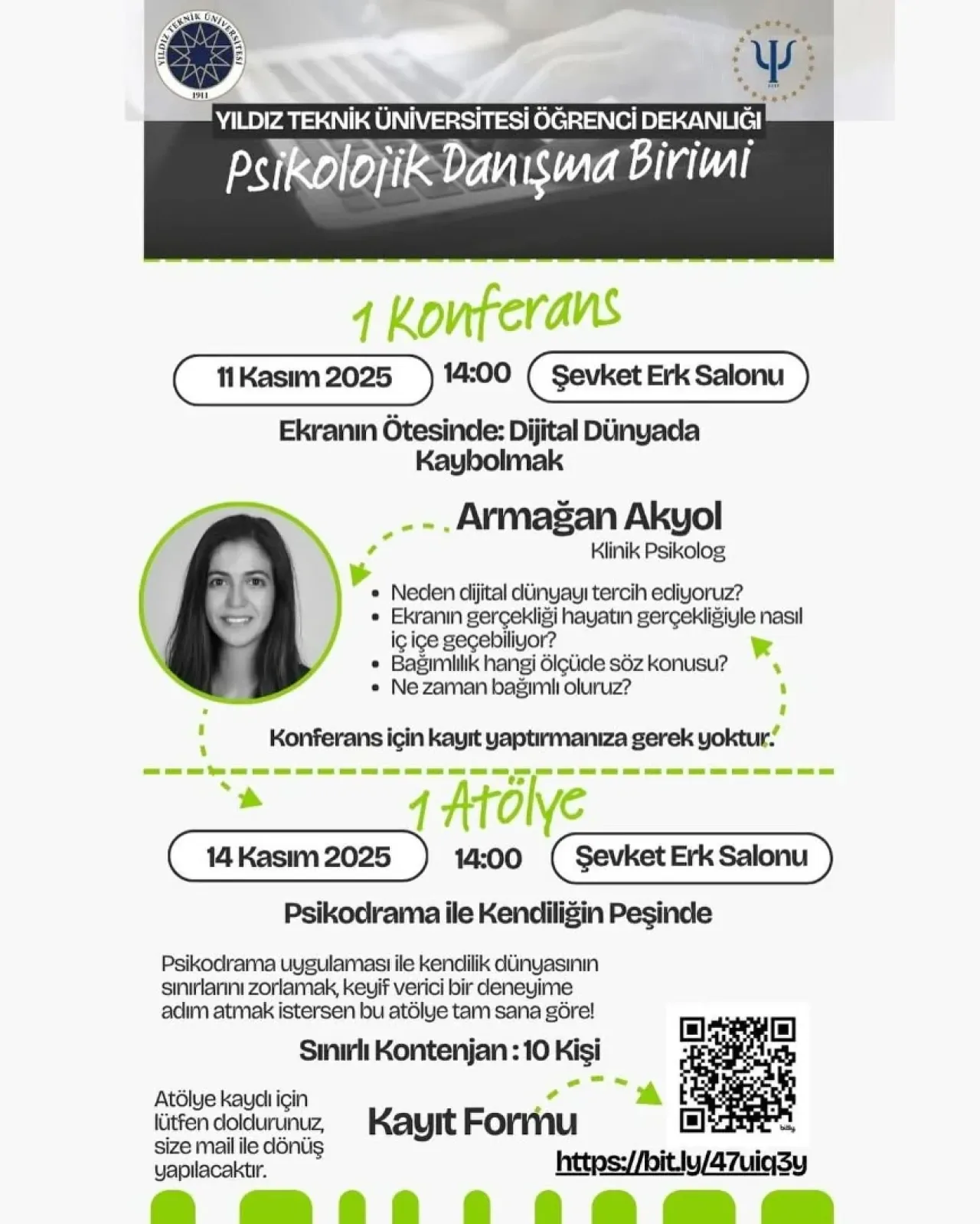 YTÜ'de Dijital Bağımlılık ve Psikodrama Etkinlikleri YTÜ'de Dijital Bağımlılık ve Psikodrama Etkinlikleri