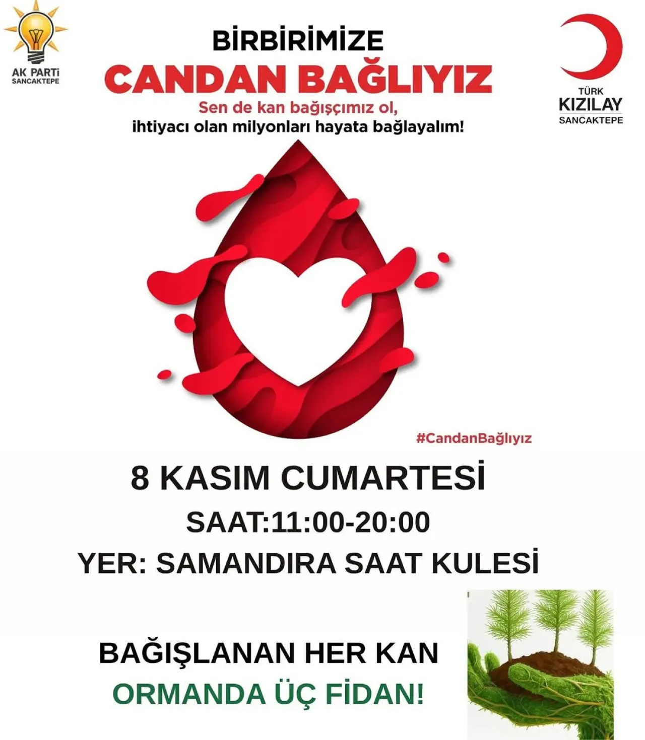 AK Parti ve Kızılay Sancaktepe'den Ortak Kan Bağışı Kampanyası AK Parti ve Kızılay Sancaktepe'den Ortak Kan Bağışı Kampanyası