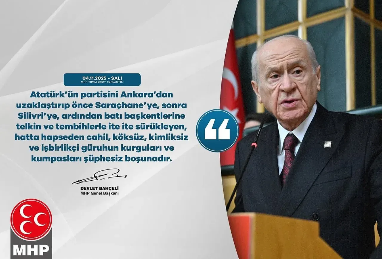 MHP Genel Başkanı Bahçeli'den Siyasi Tepki: "Kurgular ve Kumpaslar Boşunadır" MHP Genel Başkanı Bahçeli'den Siyasi Tepki: "Kurgular ve Kumpaslar Boşunadır"