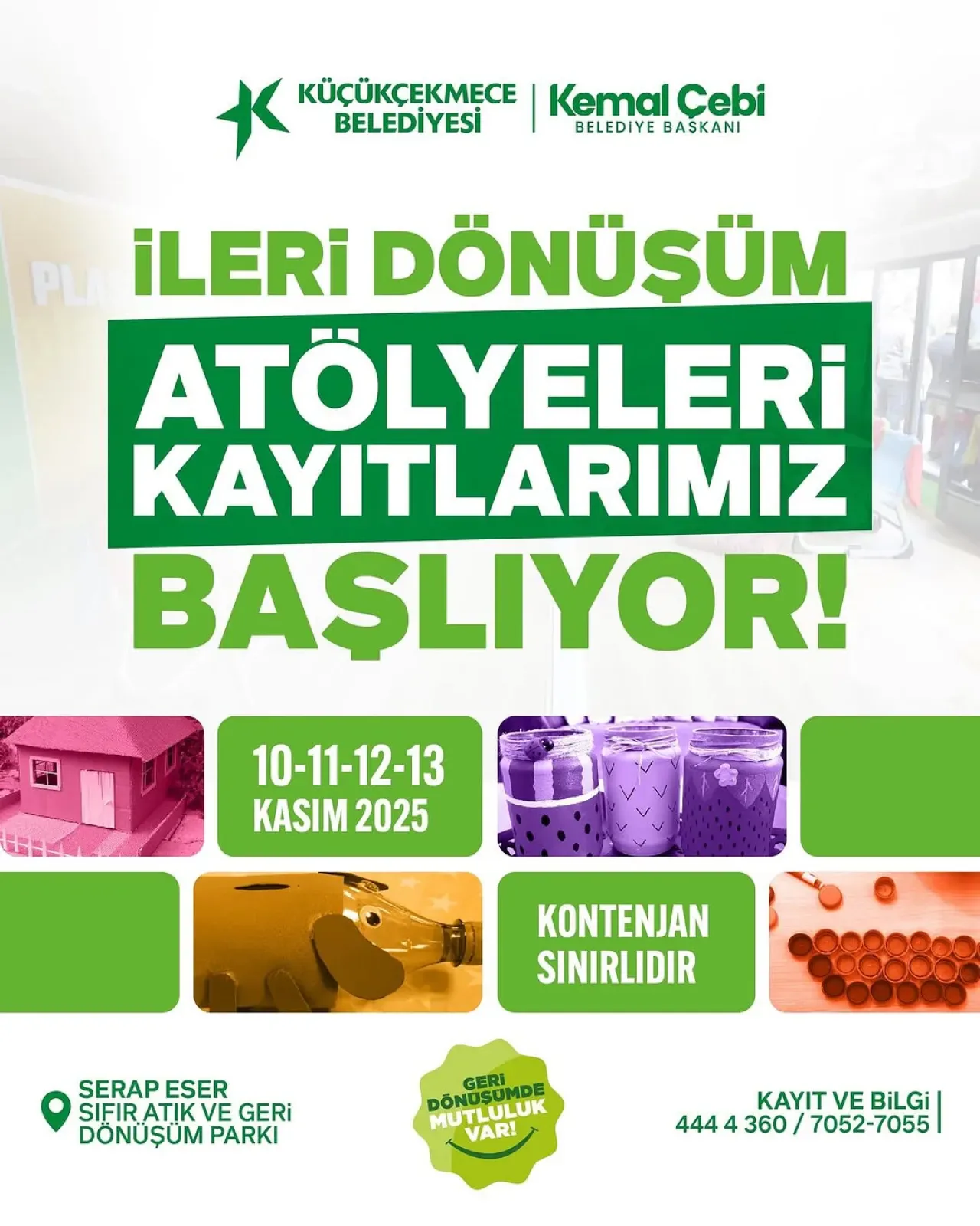 Küçükçekmece'de Çocuklar İçin İleri Dönüşüm Atölyesi Düzenleniyor Küçükçekmece'de Çocuklar İçin İleri Dönüşüm Atölyesi Düzenleniyor