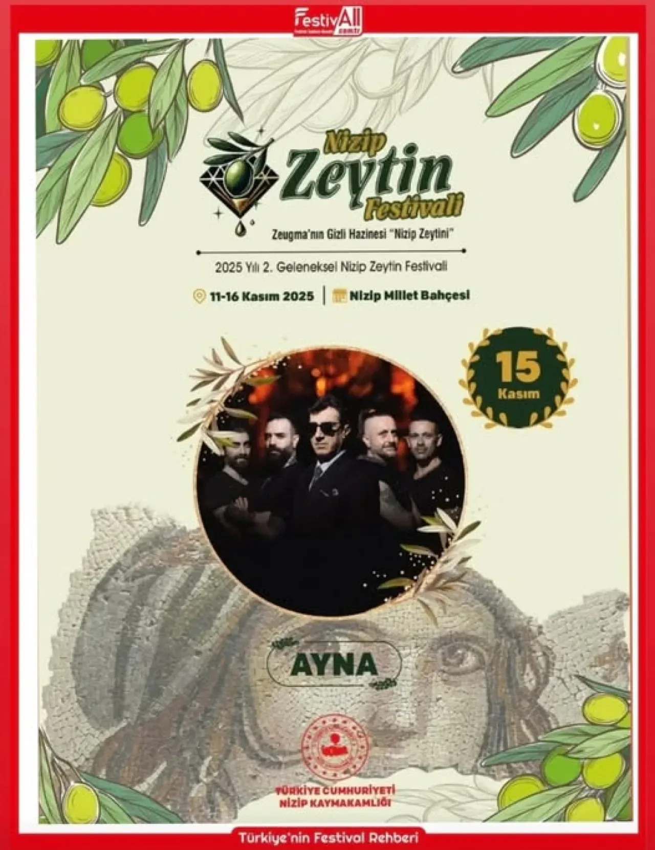 2. Geleneksel Nizip Zeytin Festivali Başlıyor: Zeytin, Müzik ve Eğlence Bir Arada 2. Geleneksel Nizip Zeytin Festivali Başlıyor: Zeytin, Müzik ve Eğlence Bir Arada