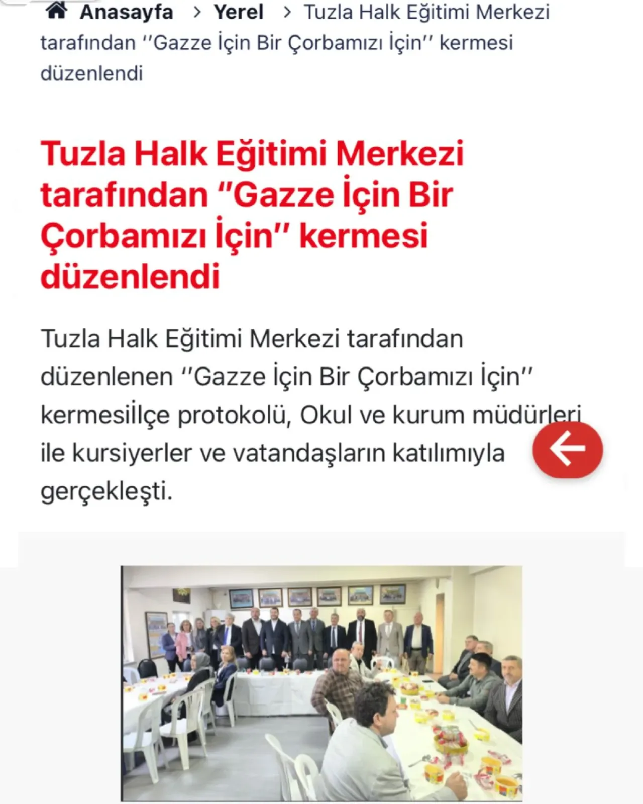 Tuzla Halk Eğitimi Merkezi'nden Gazze'ye Anlamlı Destek: Kermes Düzenlendi Tuzla Halk Eğitimi Merkezi'nden Gazze'ye Anlamlı Destek: Kermes Düzenlendi