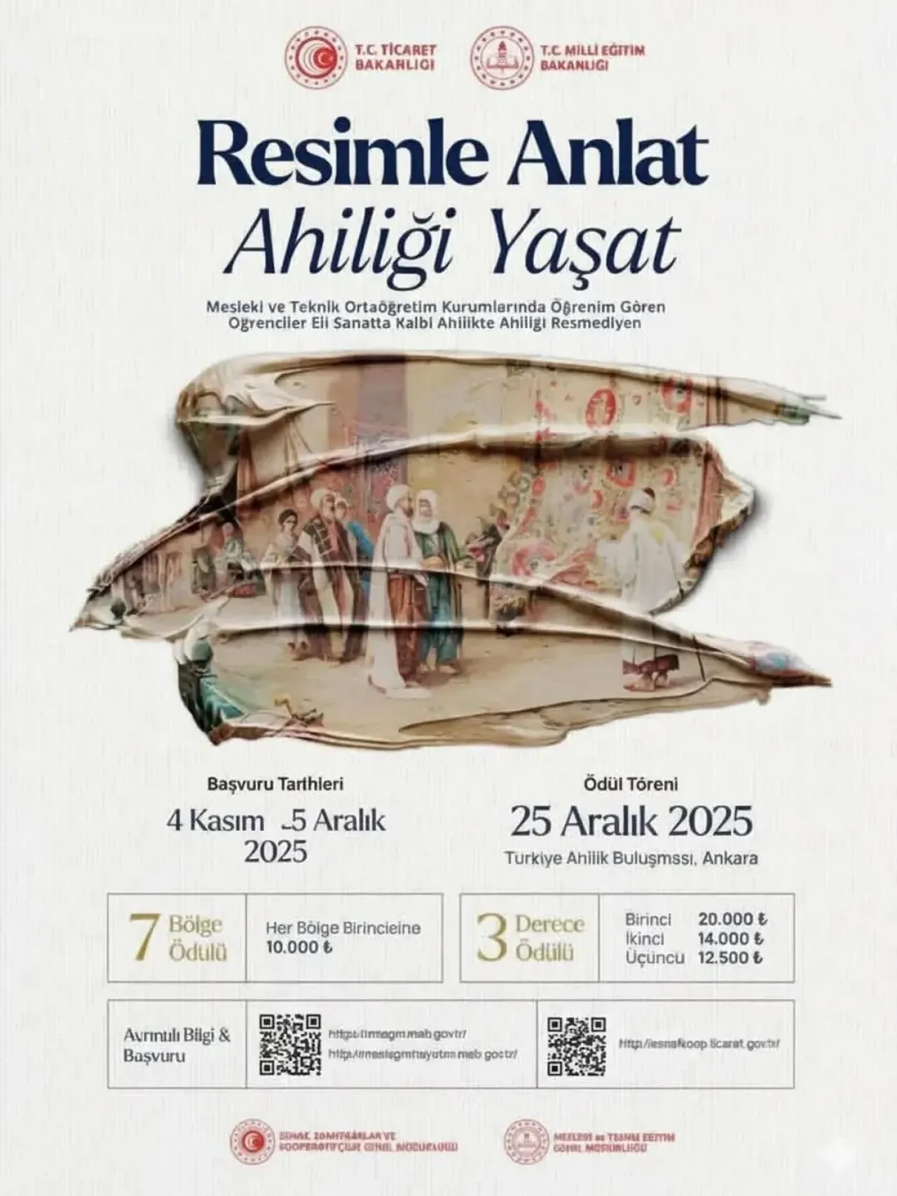 Ahilik Kültürü Resim Yarışması Başvuruları Başladı Ahilik Kültürü Resim Yarışması Başvuruları Başladı