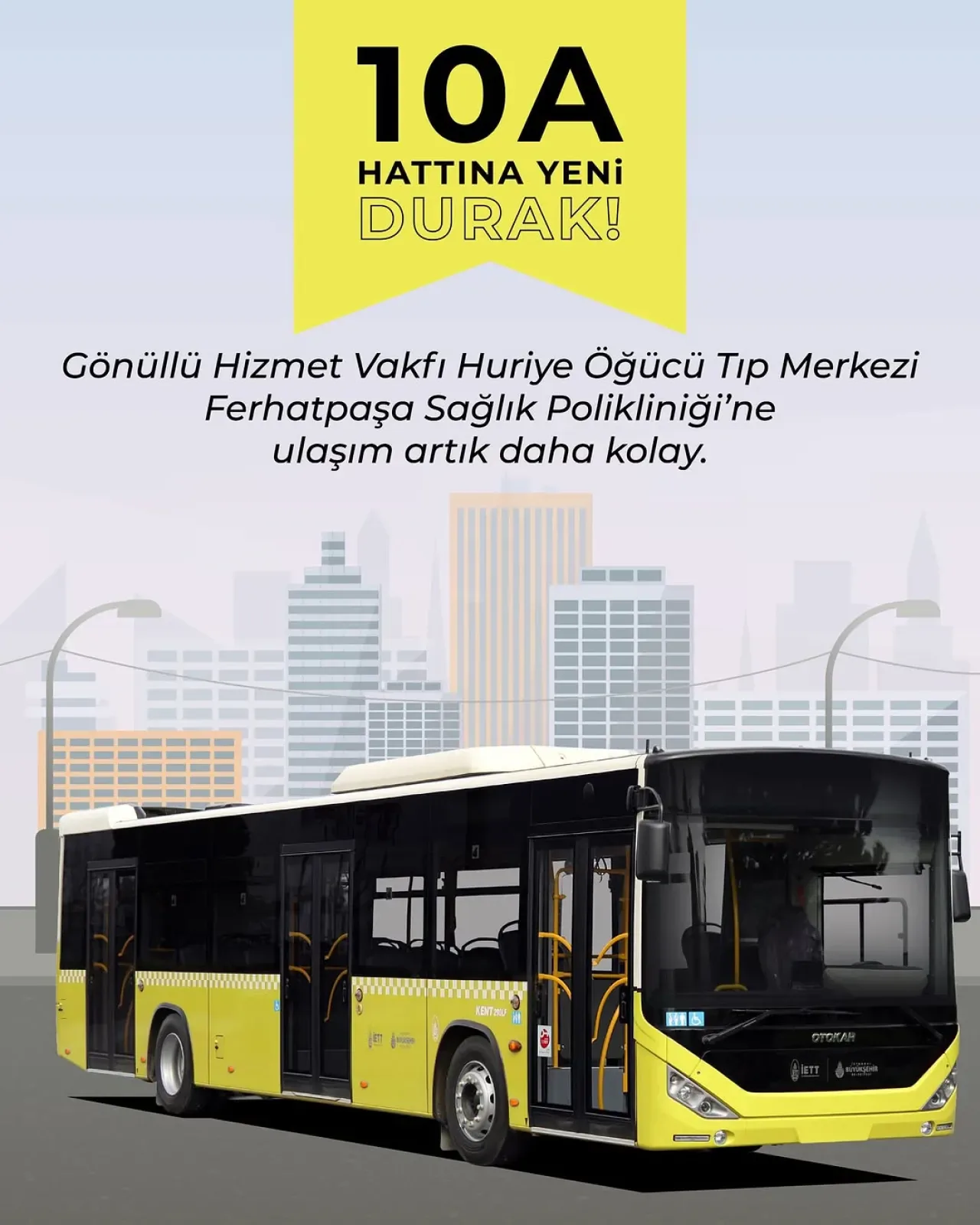 Ataşehir'de Sağlığa Ulaşım Kolaylaştı: Ferhatpaşa Polikliniği'ne Yeni Otobüs Durağı Ataşehir'de Sağlığa Ulaşım Kolaylaştı: Ferhatpaşa Polikliniği'ne Yeni Otobüs Durağı