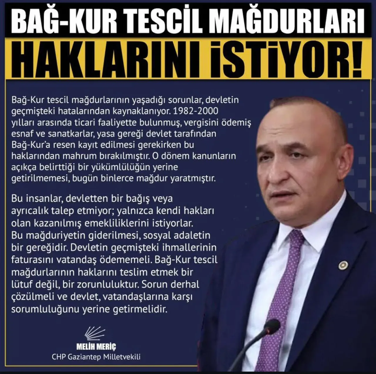 Bağ-Kur Tescil Mağdurlarının Emeklilik Hakkı Mücadelesi: Devletin Geçmiş İhmali Sosyal Adaleti Zorluyor Bağ-Kur Tescil Mağdurlarının Emeklilik Hakkı Mücadelesi: Devletin Geçmiş İhmali Sosyal Adaleti Zorluyor