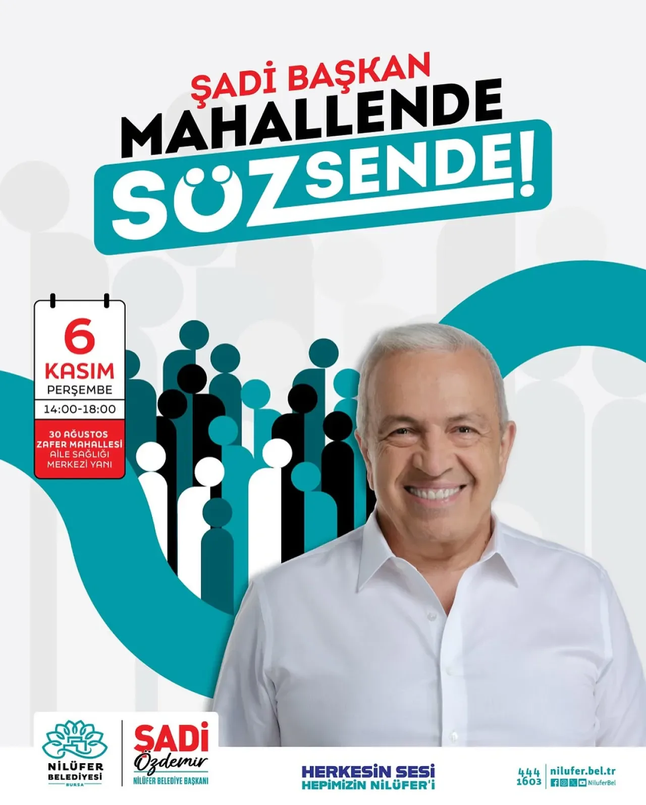 Bursa Nilüfer'de Şadi Özdemir Mahalle Sakinleriyle Buluşuyor Bursa Nilüfer'de Şadi Özdemir Mahalle Sakinleriyle Buluşuyor