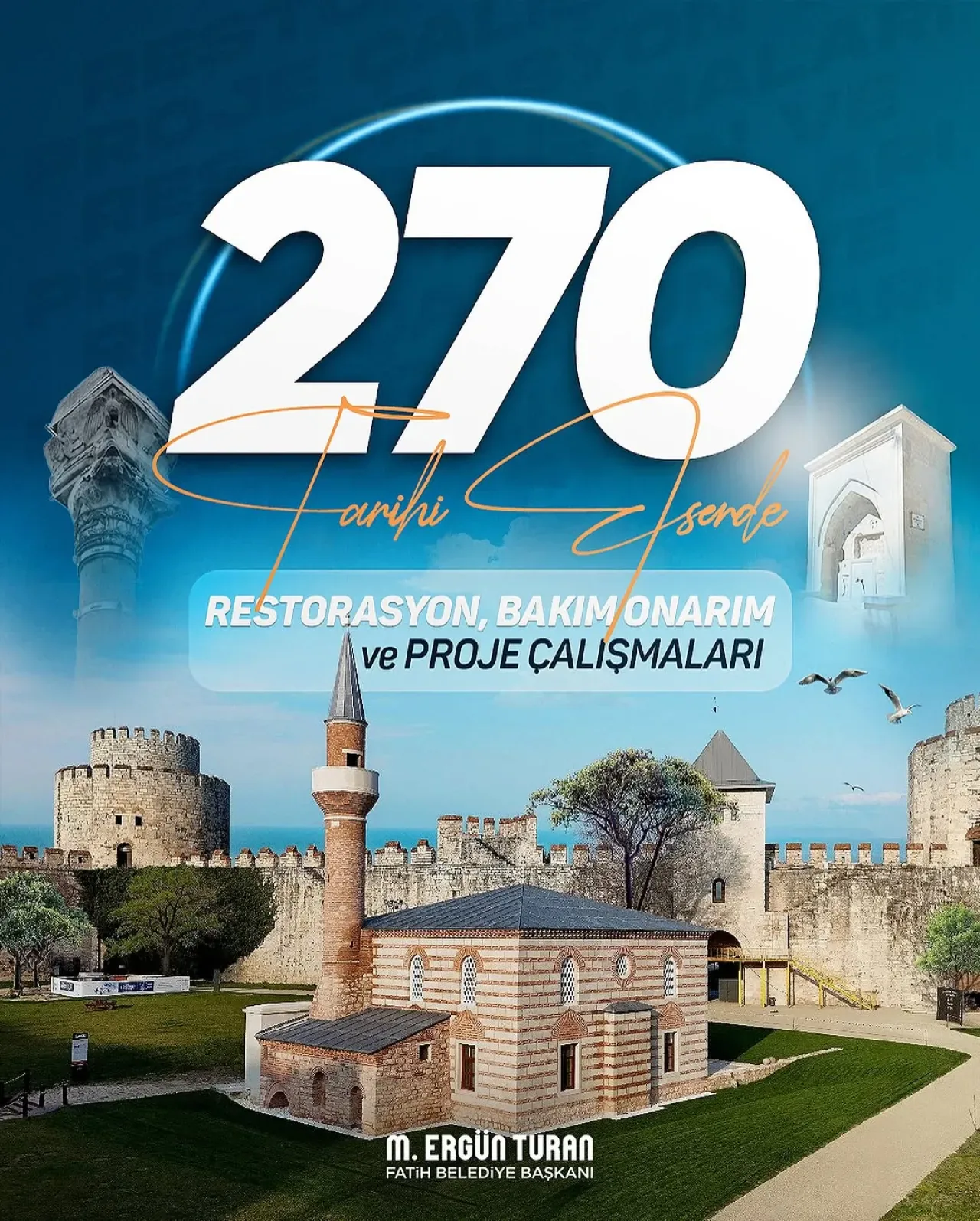 Fatih'te Tarihi Miras İçin Restorasyon Seferberliği Fatih'te Tarihi Miras İçin Restorasyon Seferberliği