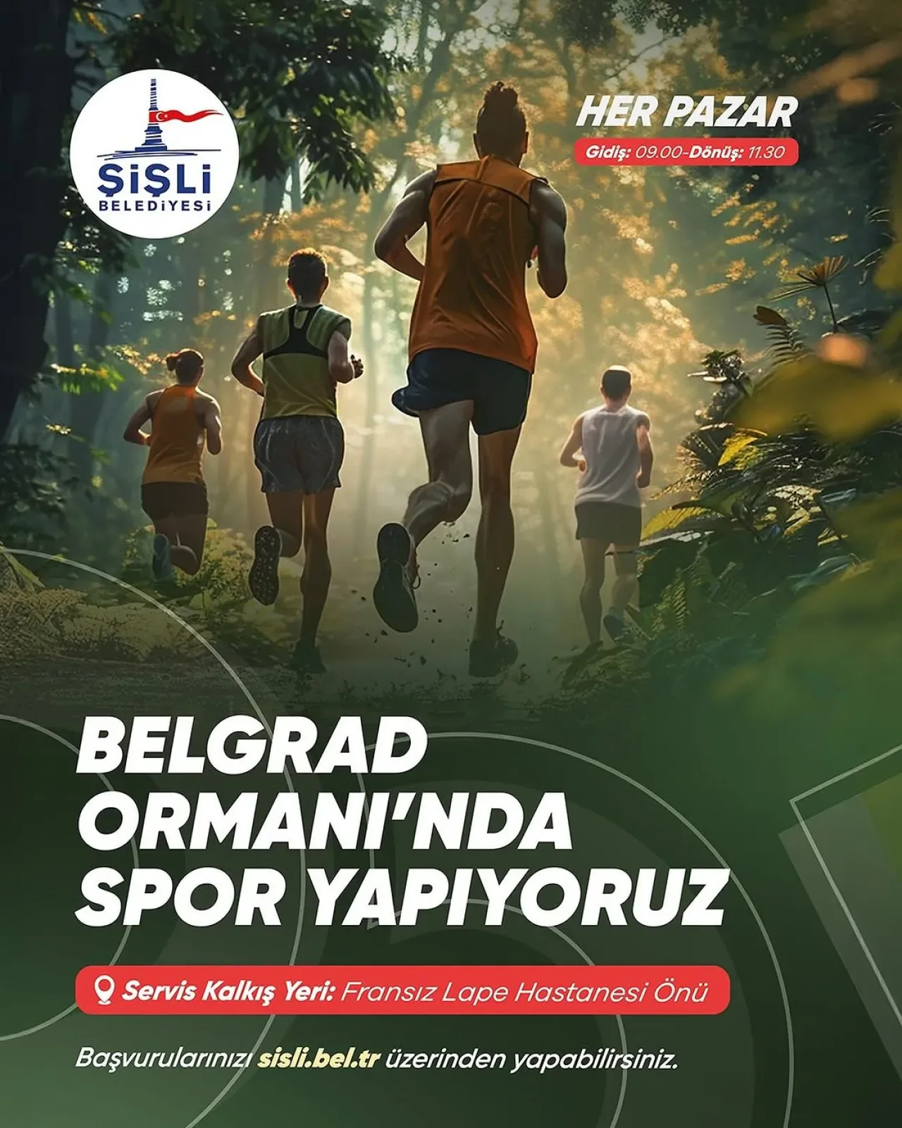 Şişli Belediyesi, Belgrad Ormanı'nda Ücretsiz Pazar Spor Etkinliği Düzenliyor Şişli Belediyesi, Belgrad Ormanı'nda Ücretsiz Pazar Spor Etkinliği Düzenliyor