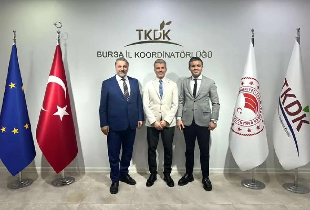 TKDK Bursa İl Koordinatörlüğü'nde İş Birliği ve Görüşme TKDK Bursa İl Koordinatörlüğü'nde İş Birliği ve Görüşme