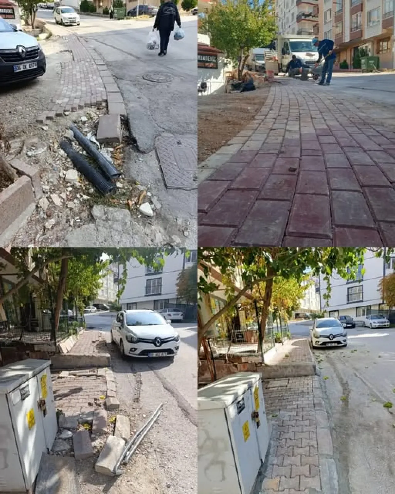 Pursaklar Belediyesi Kaldırım Yenileme Çalışmalarını Sürdürüyor Pursaklar Belediyesi Kaldırım Yenileme Çalışmalarını Sürdürüyor