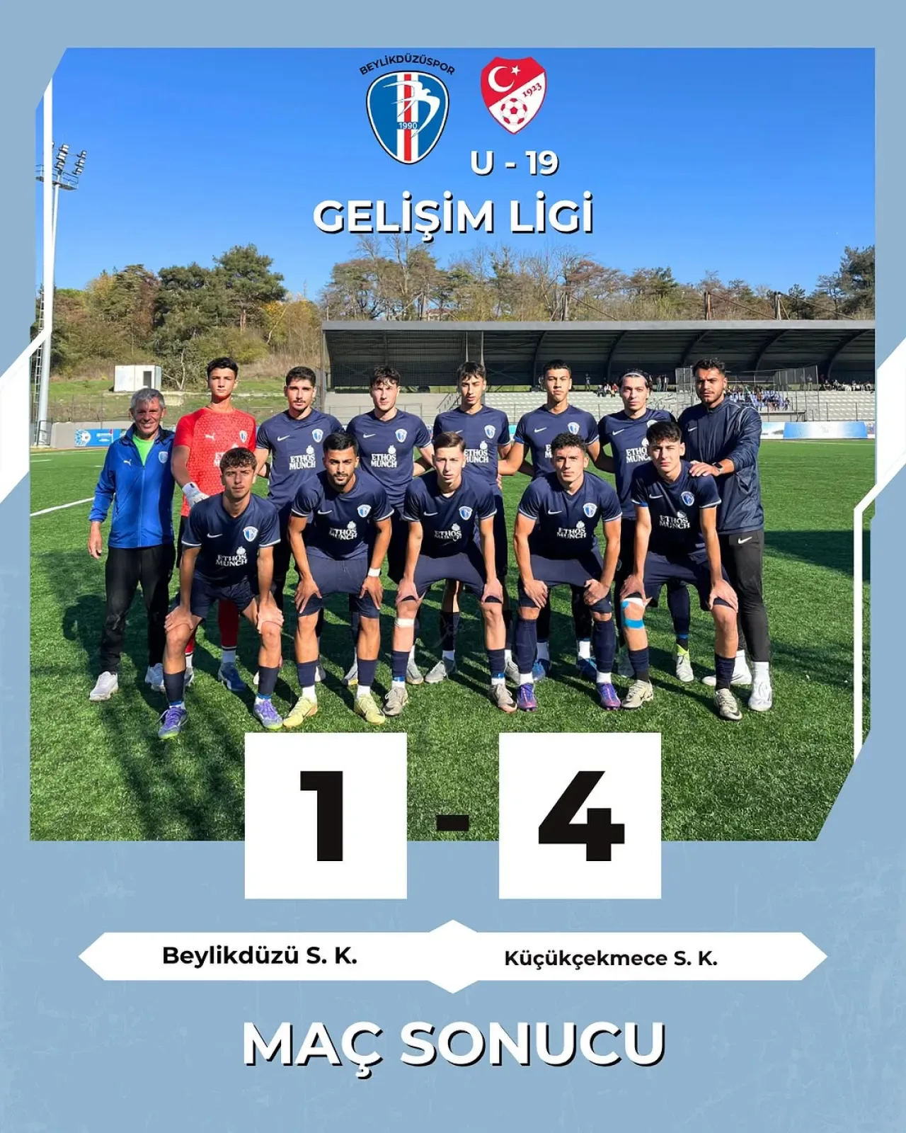 Beylikdüzüspor SK, U19 Gelişim Ligi'nde Küçükçekmece SK ile Karşı Karşıya Geldi Beylikdüzüspor SK, U19 Gelişim Ligi'nde Küçükçekmece SK ile Karşı Karşıya Geldi