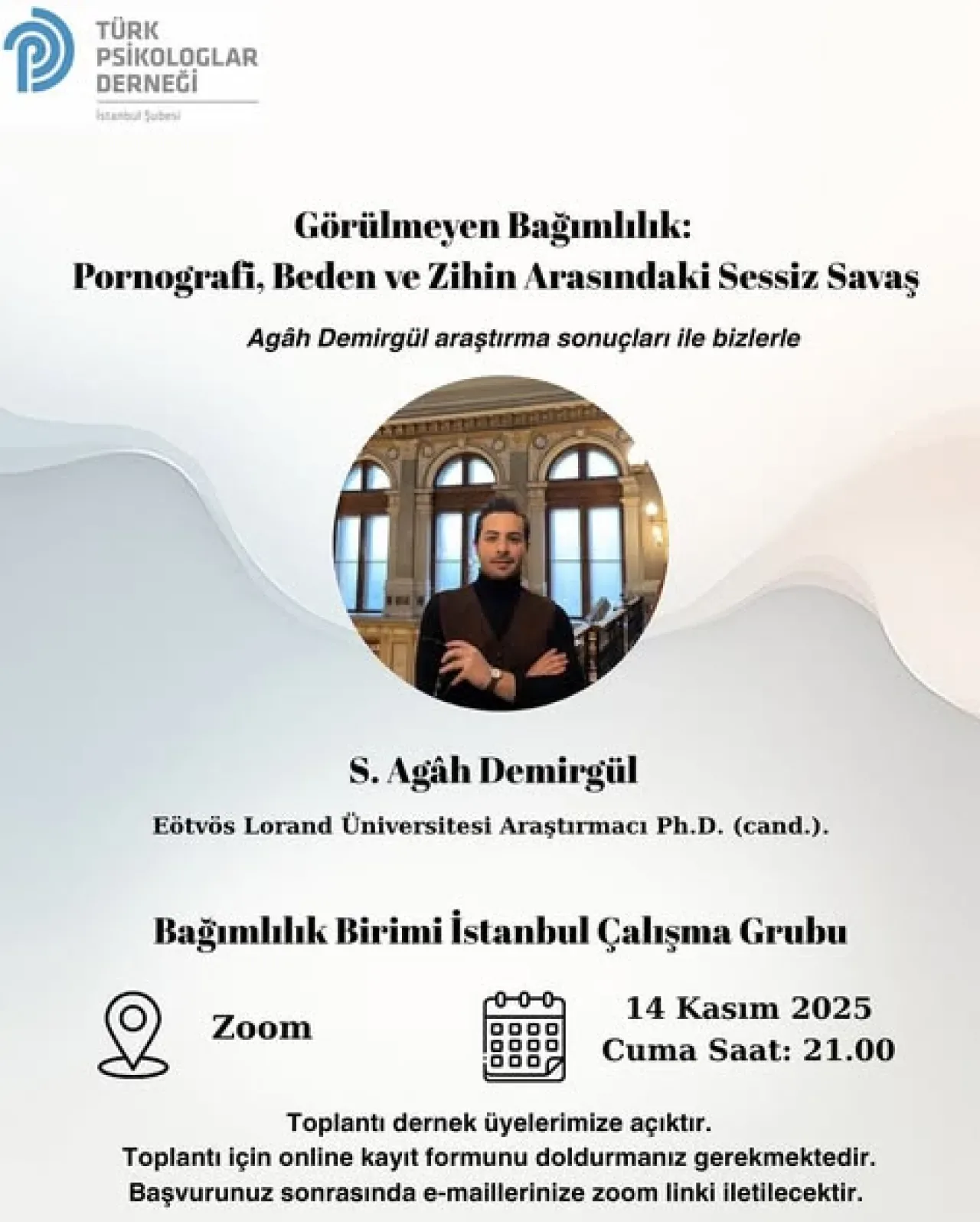 Türk Psikologlar Derneği'nden Ücretsiz Pornografi Bağımlılığı Semineri Türk Psikologlar Derneği'nden Ücretsiz Pornografi Bağımlılığı Semineri