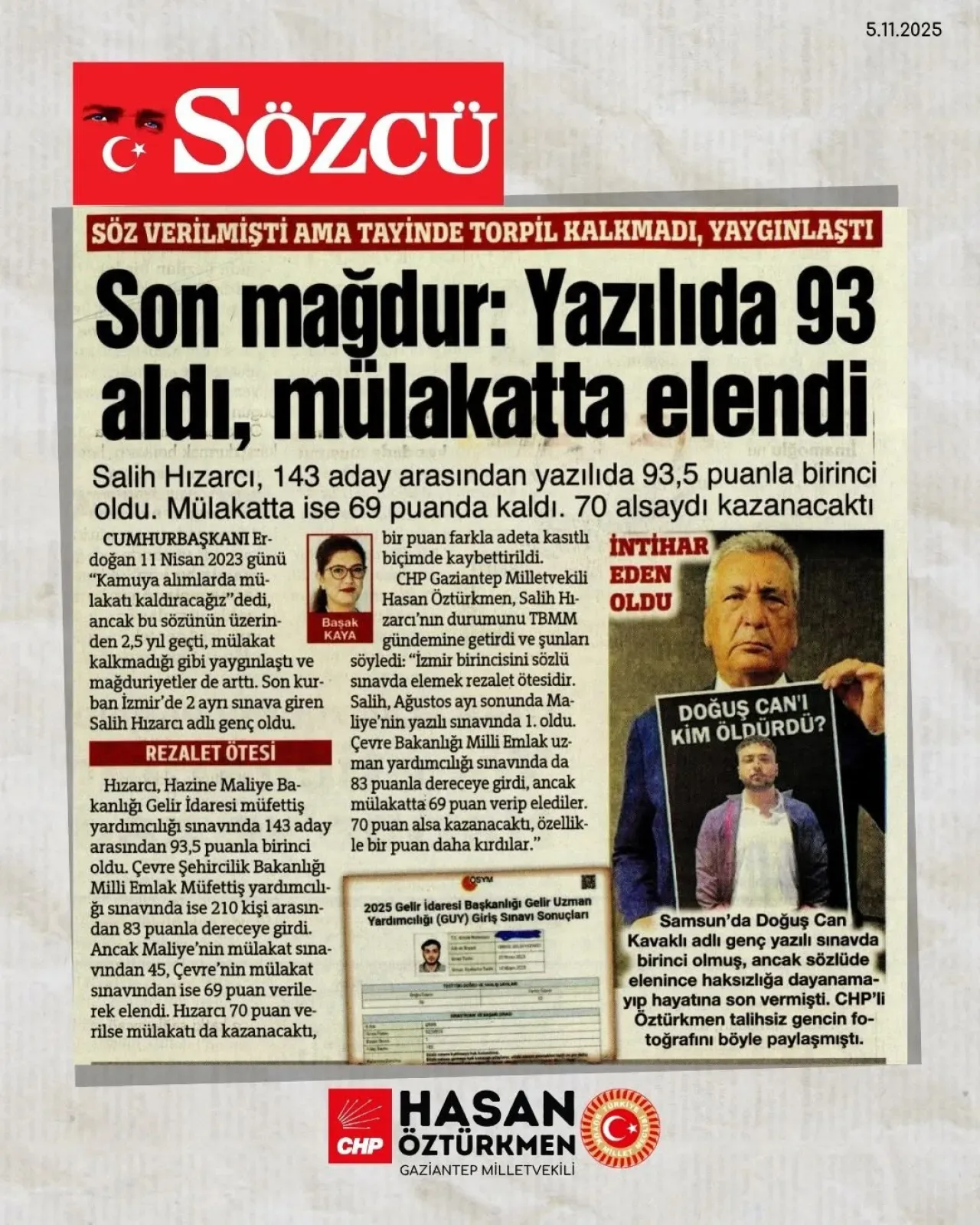 İzmir'deki Mülakat Skandalı: KPSS'de Derece Yapan Gençler İki Kez Eleniyor İzmir'deki Mülakat Skandalı: KPSS'de Derece Yapan Gençler İki Kez Eleniyor