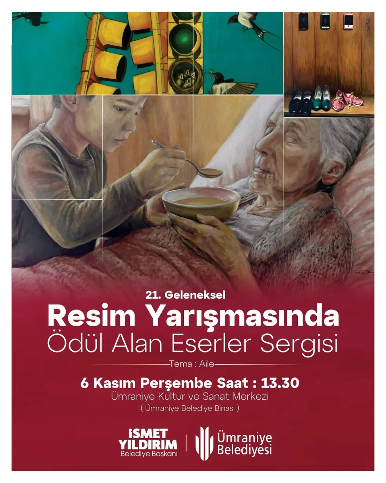 Ümraniye'de "Aile ve Sanat" Temalı Resim Sergisi Açılıyor Ümraniye'de "Aile ve Sanat" Temalı Resim Sergisi Açılıyor