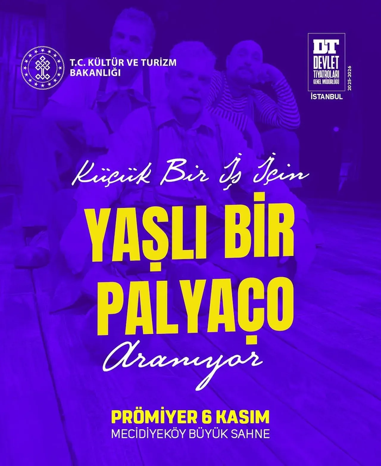 Küçük Bir İş İçin Yaşlı Bir Palyaço Aranıyor Prömiyer Yapıyor Küçük Bir İş İçin Yaşlı Bir Palyaço Aranıyor Prömiyer Yapıyor