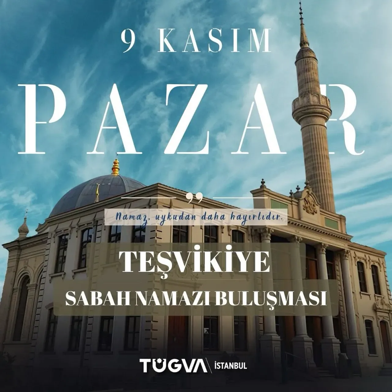 Tevhidî Düşünce ve İnsanı Kâmil Vakfı Pendik'te Sabah Namazı Buluşması Tevhidî Düşünce ve İnsanı Kâmil Vakfı Pendik'te Sabah Namazı Buluşması