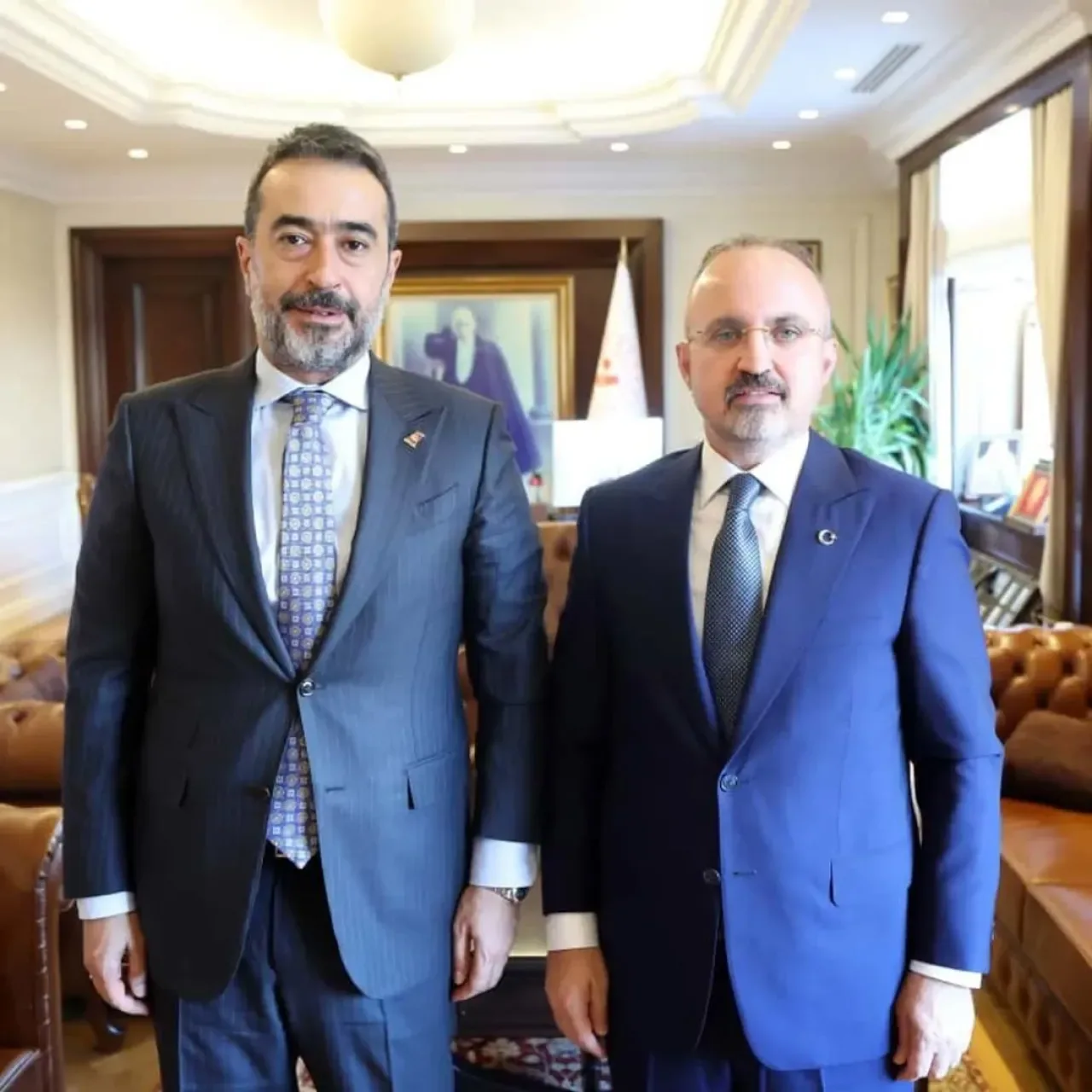 AK Parti Ankara İl Başkanı Hakan Hanozcan, İçişleri Bakan Yardımcısı Bülent Turan'ı Ziyaret Etti AK Parti Ankara İl Başkanı Hakan Hanozcan, İçişleri Bakan Yardımcısı Bülent Turan'ı Ziyaret Etti