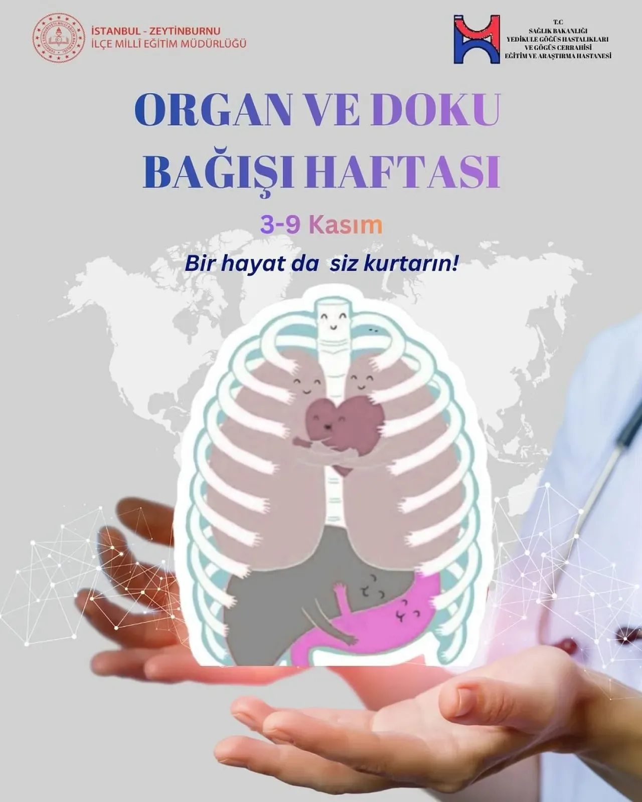 Zeytinburnu'nda Organ Bağışı Haftası Etkinlikleri Başladı Zeytinburnu'nda Organ Bağışı Haftası Etkinlikleri Başladı