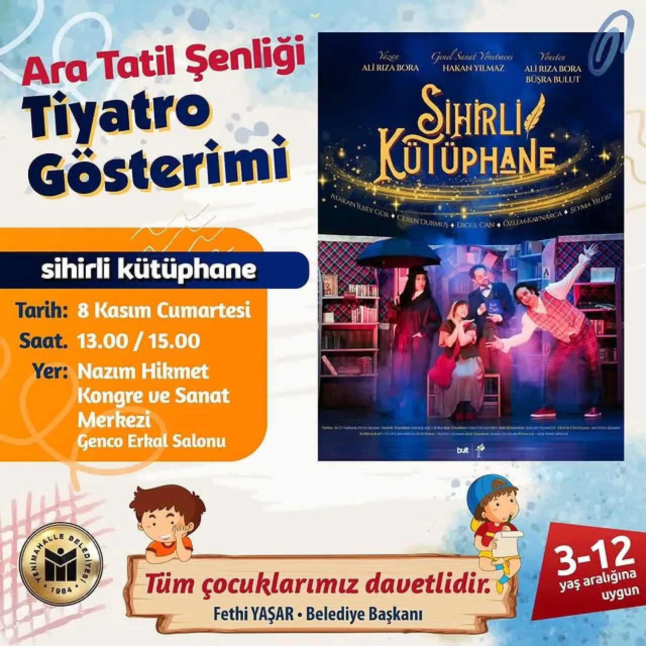 Yenimahalle'de Çocuklar "Sihirli Kütüphane" ile Buluşuyor Yenimahalle'de Çocuklar "Sihirli Kütüphane" ile Buluşuyor