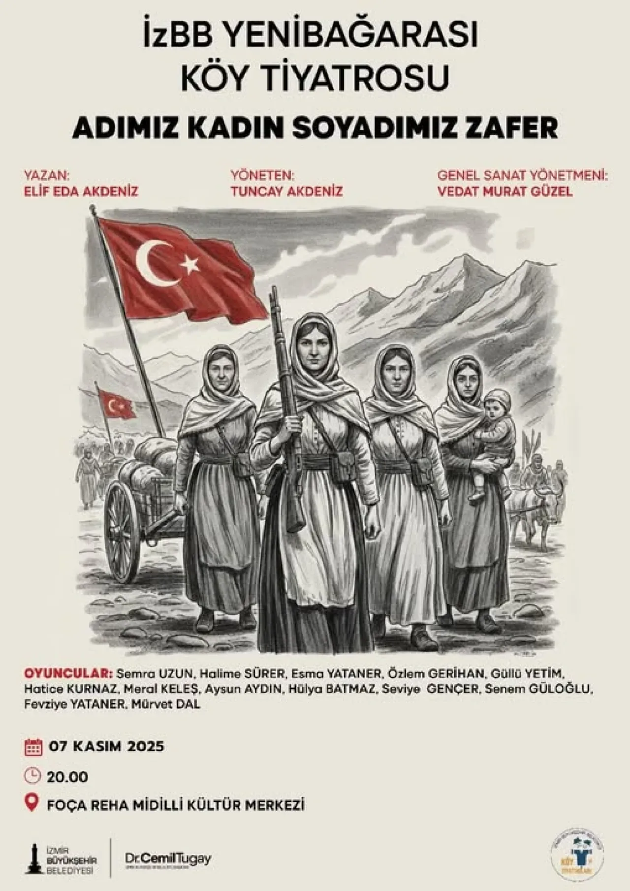 Foça'da Kadın Kahramanların Hikayesi Sahneleniyor Foça'da Kadın Kahramanların Hikayesi Sahneleniyor