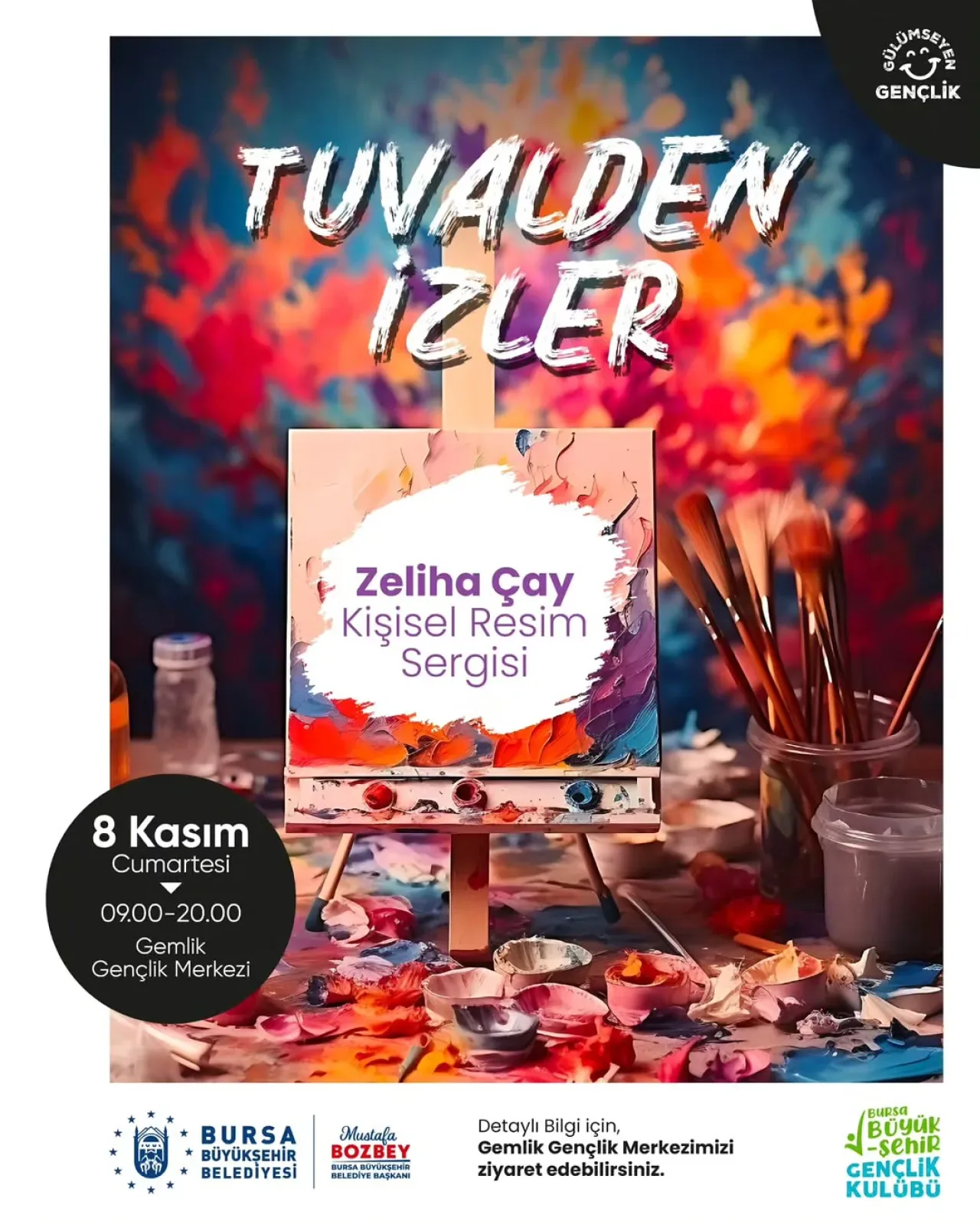 Zeliha Çay'ın "Tuvalden İzler" Resim Sergisi Sanatseverlerle Buluşuyor Zeliha Çay'ın "Tuvalden İzler" Resim Sergisi Sanatseverlerle Buluşuyor