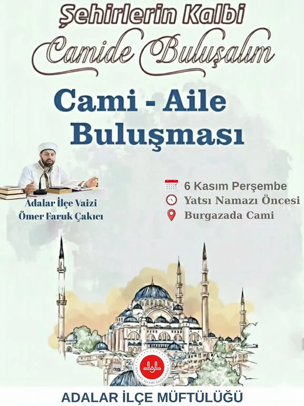 Camide Aile Buluşması: Adalar'da Huzur ve Feyiz Dolu Bir Akşam Camide Aile Buluşması: Adalar'da Huzur ve Feyiz Dolu Bir Akşam