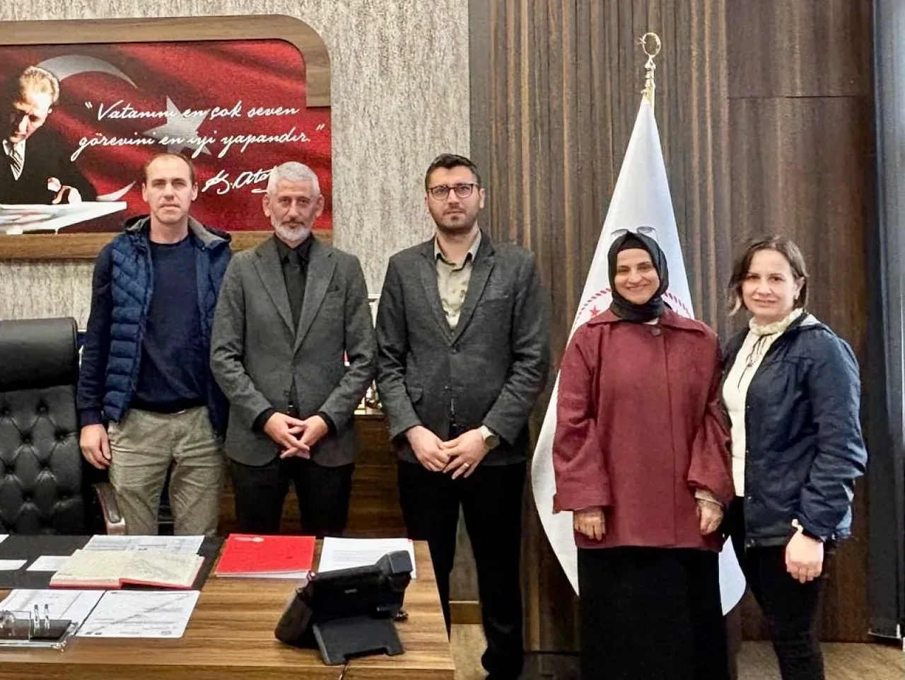 TÜGVA Çatalca Temsilcisi, İlçe Milli Eğitim Müdürü'nü Ziyaret Etti TÜGVA Çatalca Temsilcisi, İlçe Milli Eğitim Müdürü'nü Ziyaret Etti