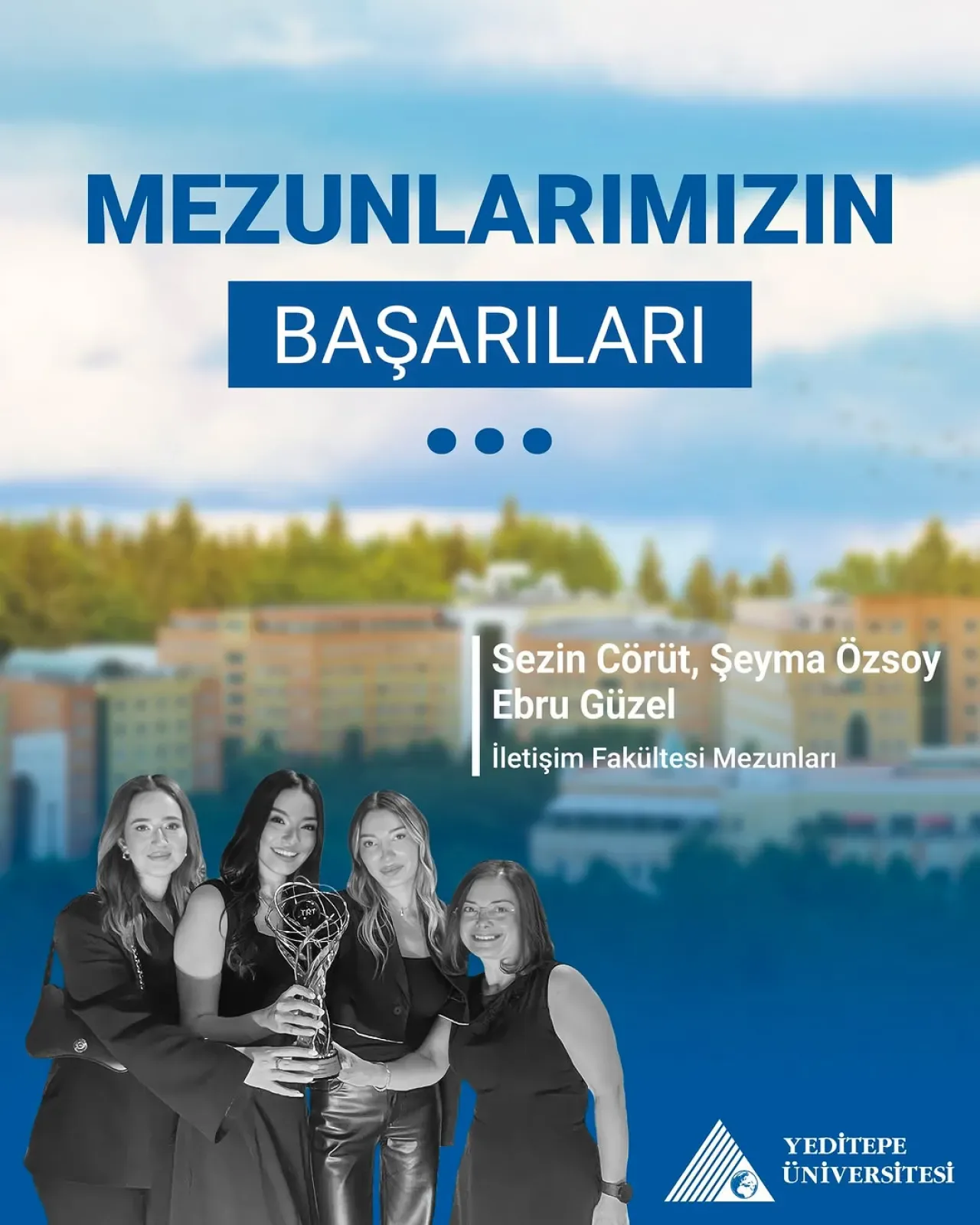 Yeditepe Üniversitesi Mezunları, TRT Geleceğin İletişimcileri Yarışması'ndan Ödülle Döndü Yeditepe Üniversitesi Mezunları, TRT Geleceğin İletişimcileri Yarışması'ndan Ödülle Döndü