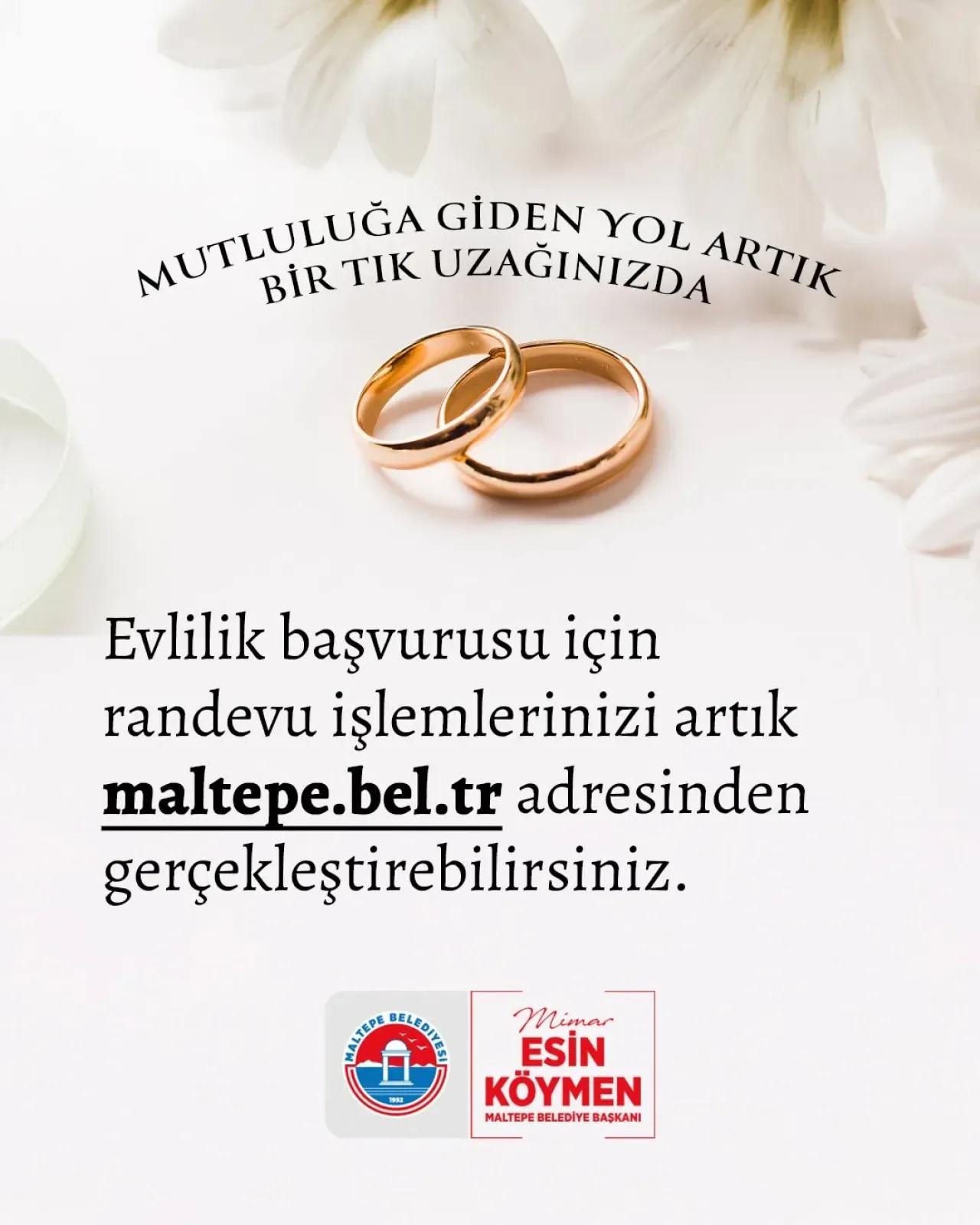 Maltepe'de Evlilik Başvuruları İçin Kolaylık: Nikah İşlemleri Online Randevu Sistemi ile Dijital Ortamda Maltepe'de Evlilik Başvuruları İçin Kolaylık: Nikah İşlemleri Online Randevu Sistemi ile Dijital Ortamda