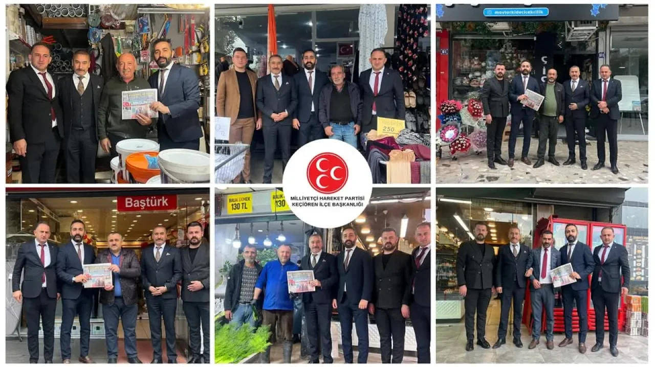 MHP Keçiören, Yeni Etlik Caddesi Esnafını Ziyaret Etti MHP Keçiören, Yeni Etlik Caddesi Esnafını Ziyaret Etti