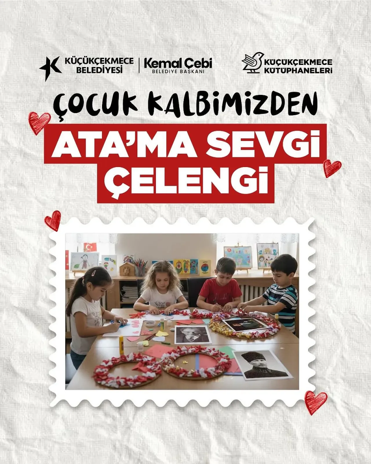 Küçükçekmece'de Çocuklar Atatürk'ü Anma Töreninde Buluşacak Küçükçekmece'de Çocuklar Atatürk'ü Anma Töreninde Buluşacak