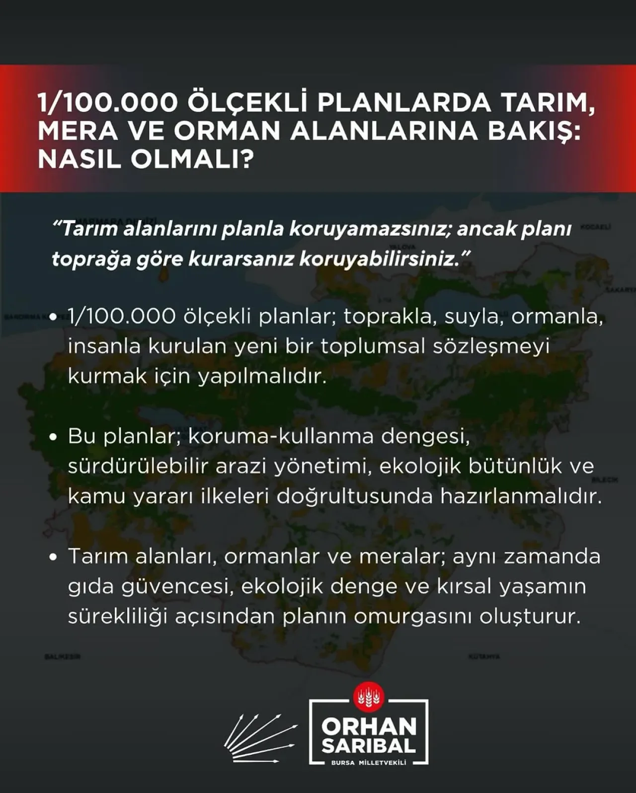 CHP'li Sarıbal: Planlama Sürecinde "Nerede Duralım?" Sorusu Öne Çıkmalı CHP'li Sarıbal: Planlama Sürecinde "Nerede Duralım?" Sorusu Öne Çıkmalı