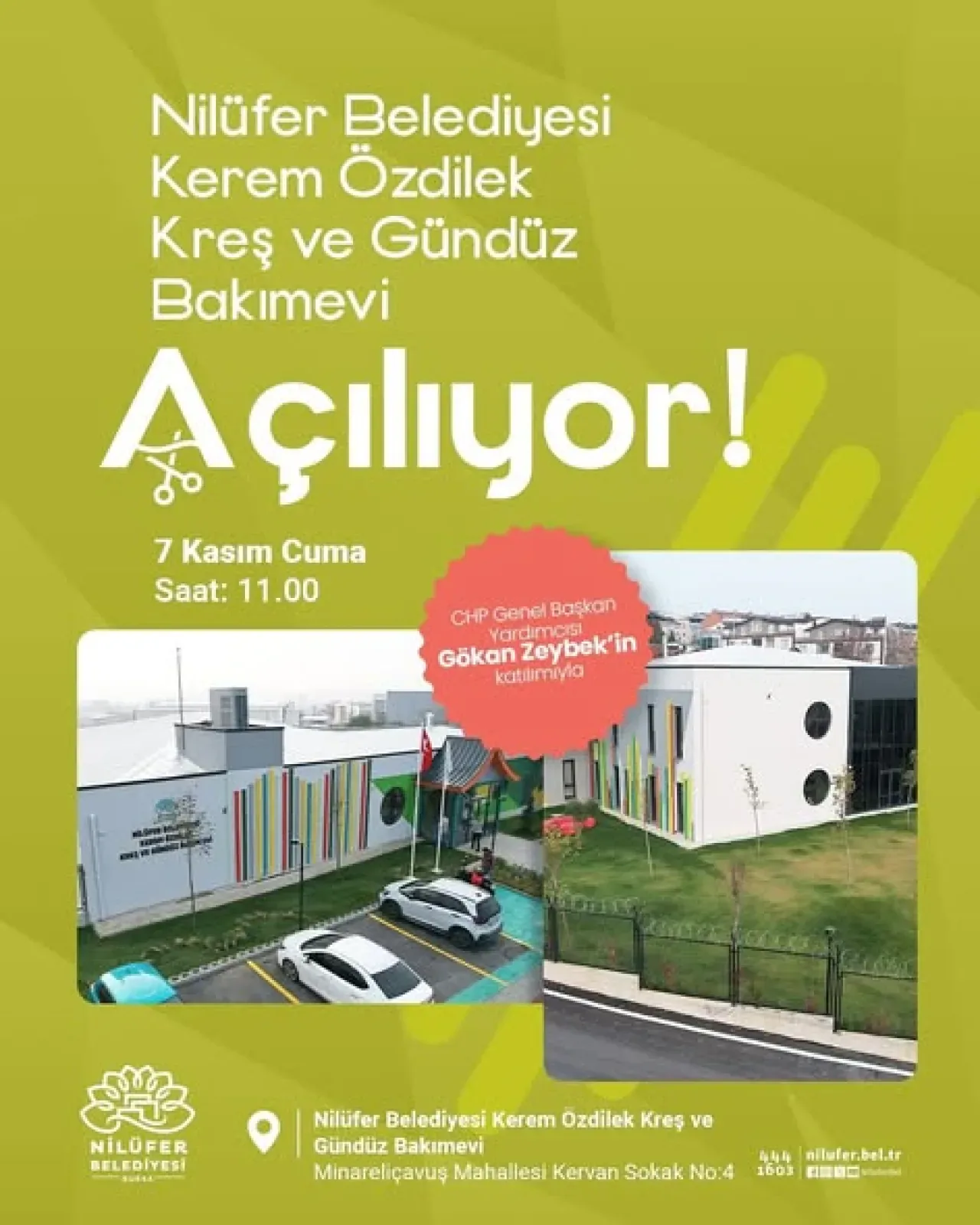 Nilüfer'e İki Yeni Hizmet: Kreş ve Park Açılıyor Nilüfer'e İki Yeni Hizmet: Kreş ve Park Açılıyor