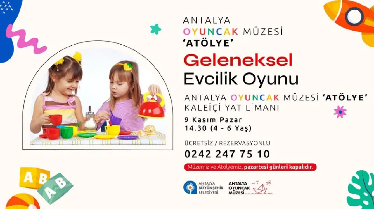 Geleneksel Evcilik Oyunu Atölyesi, Minikleri Bekliyor Geleneksel Evcilik Oyunu Atölyesi, Minikleri Bekliyor