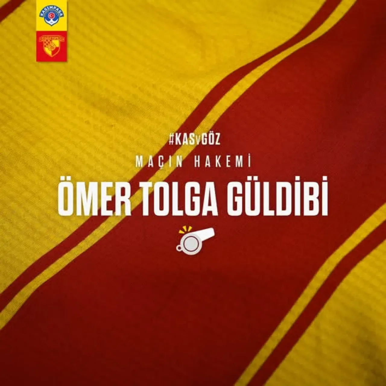 Göztepe'nin Kasımpaşa Maçı'nın Hakem Heyeti Belli Oldu Göztepe'nin Kasımpaşa Maçı'nın Hakem Heyeti Belli Oldu