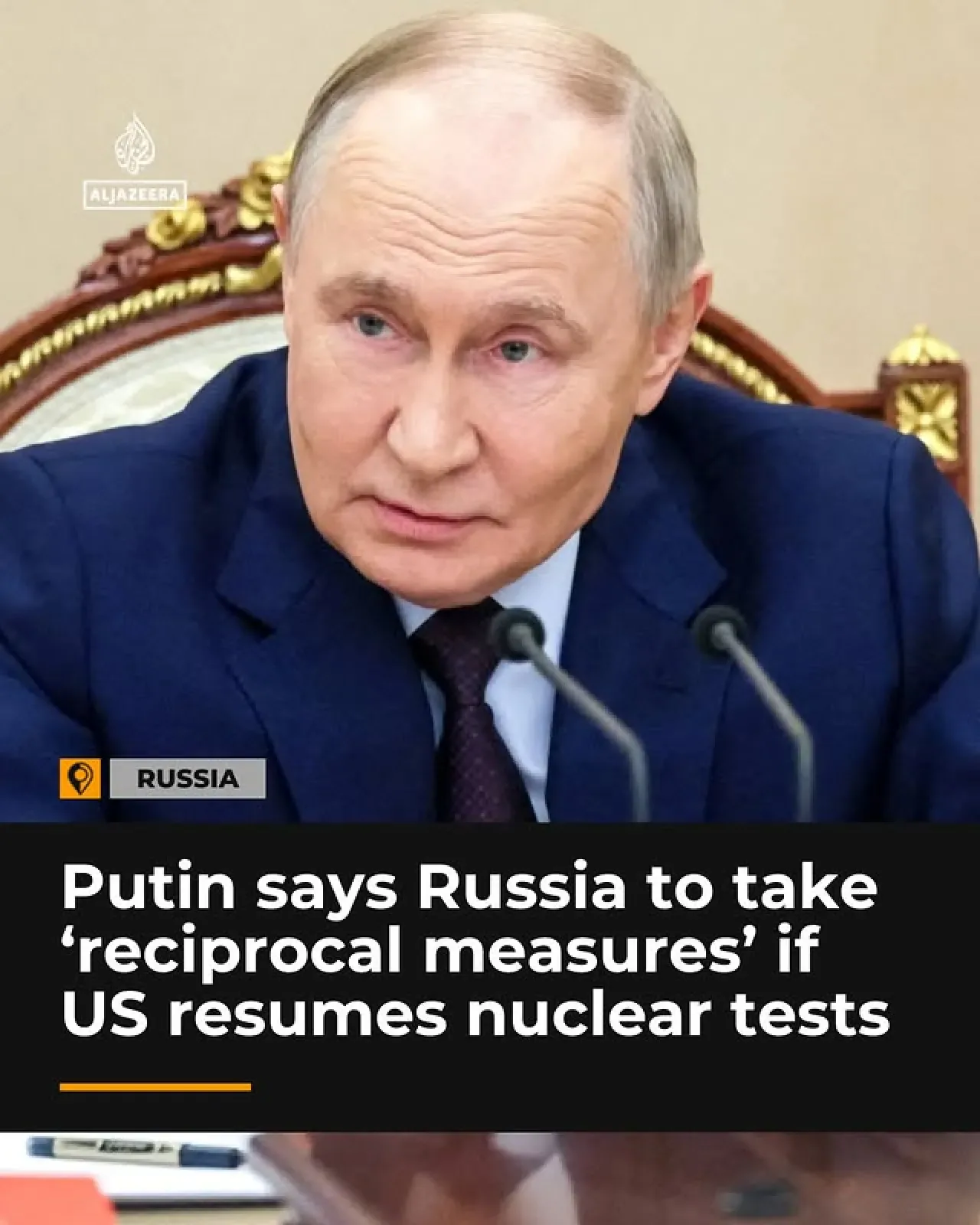 Putin'den Trump'a Nükleer Yanıt: Rusya, Nükleer Testlerin Yeniden Başlatılması Talimatını Verdi Putin'den Trump'a Nükleer Yanıt: Rusya, Nükleer Testlerin Yeniden Başlatılması Talimatını Verdi