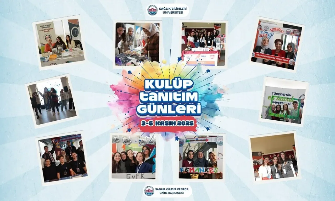 Sağlık Bilimleri Üniversitesi'nde Kulüp Tanıtım Günleri Renkli Geçti Sağlık Bilimleri Üniversitesi'nde Kulüp Tanıtım Günleri Renkli Geçti