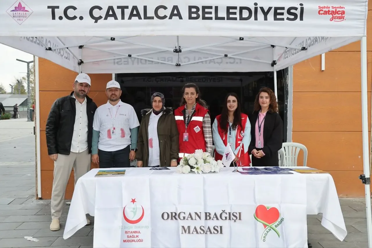 Çatalca'da Organ Bağışı İçin Farkındalık Masası Kuruldu Çatalca'da Organ Bağışı İçin Farkındalık Masası Kuruldu