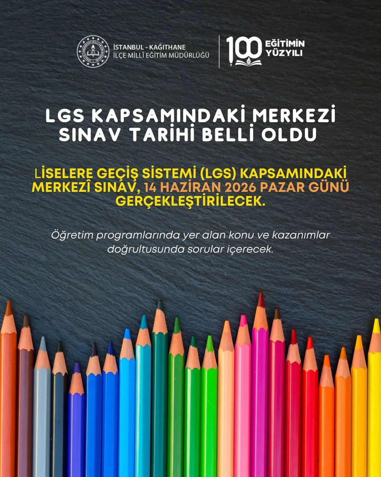 2026 LGS Sınav Tarihi Açıklandı: Sınav 14 Haziran Pazar Günü 2026 LGS Sınav Tarihi Açıklandı: Sınav 14 Haziran Pazar Günü