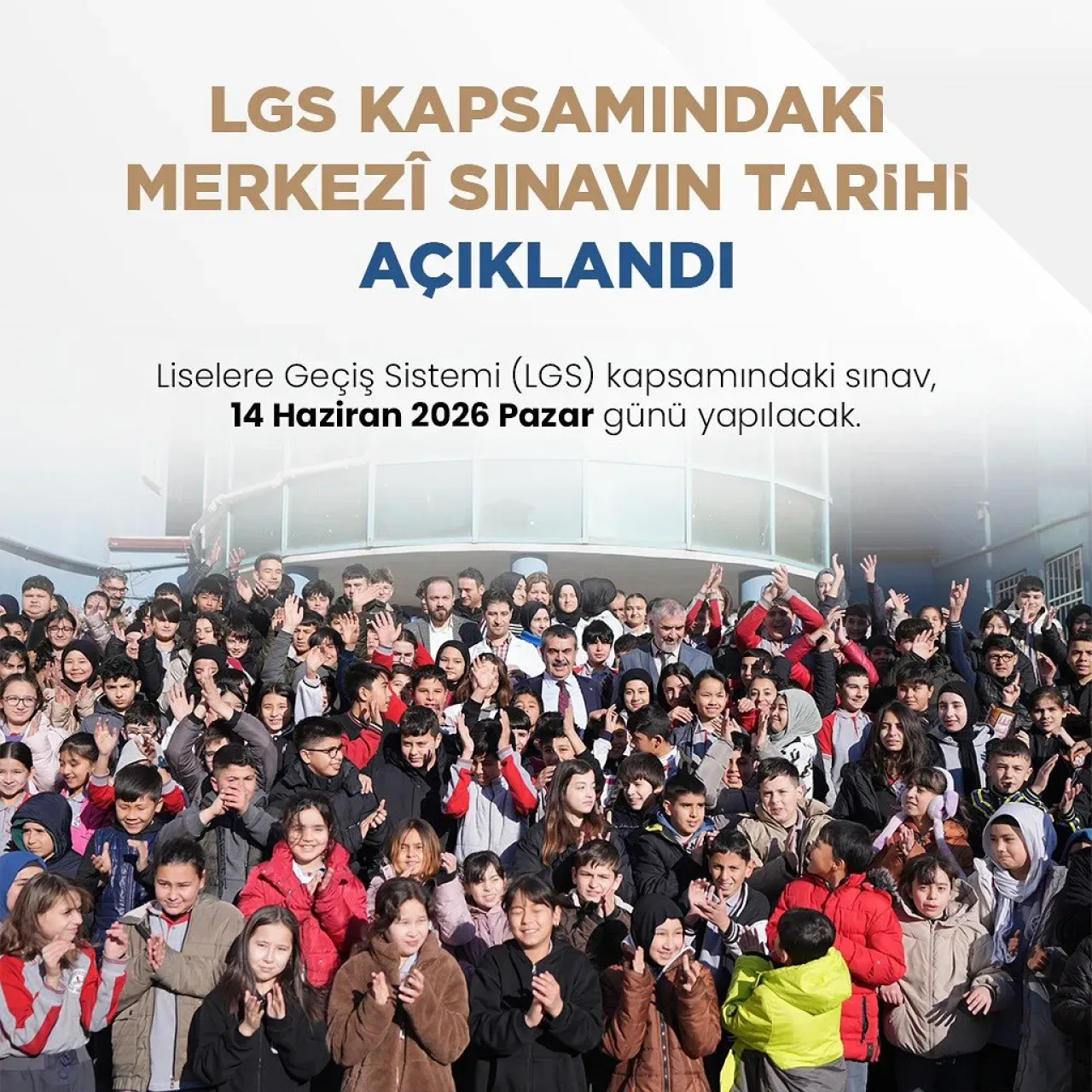 LGS 2026 Sınav Tarihi Açıklandı: Sınav 14 Haziran Pazar Günü LGS 2026 Sınav Tarihi Açıklandı: Sınav 14 Haziran Pazar Günü
