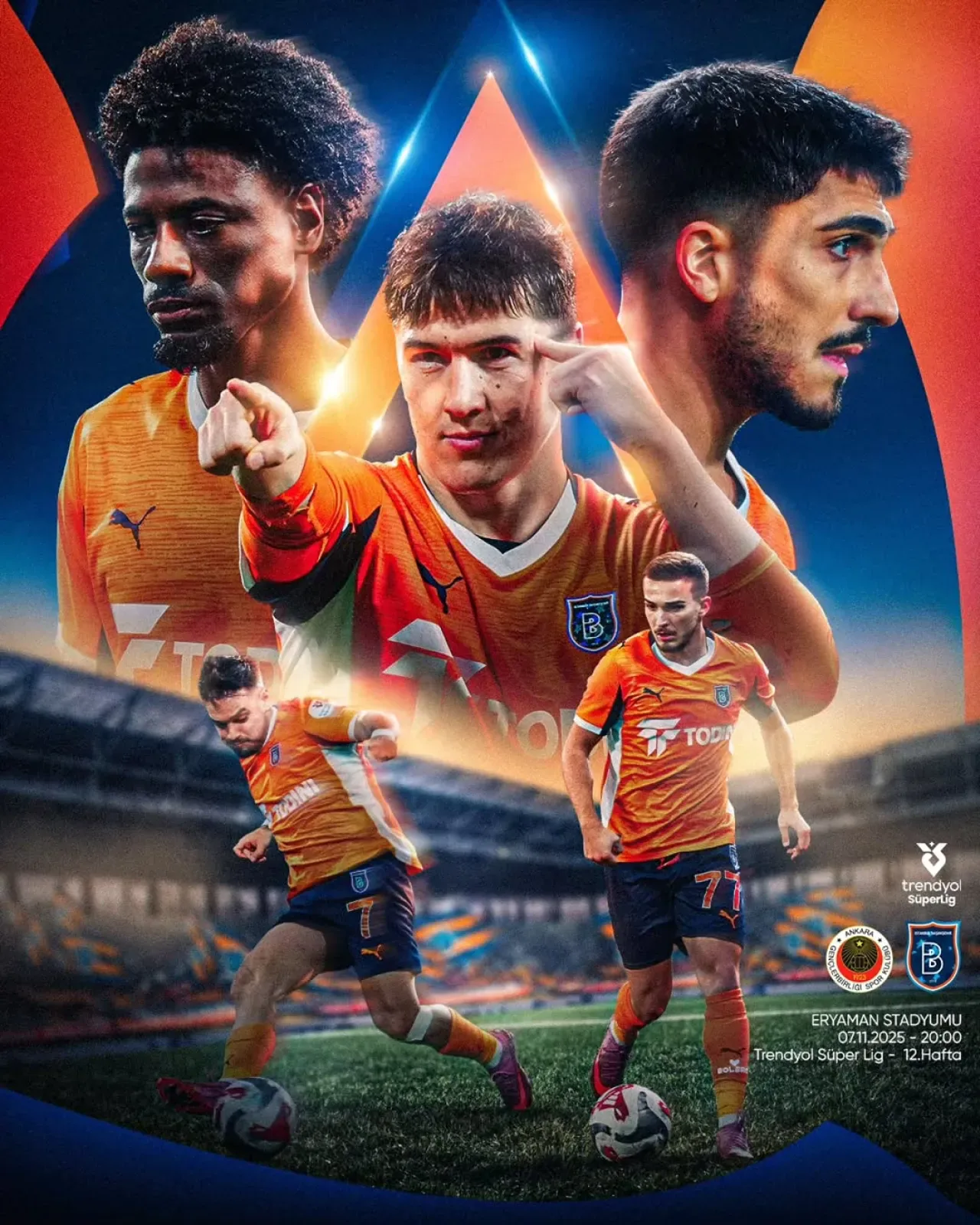 Gençlerbirliği, Süper Lig'de Başakşehir'i Konuk Edecek Gençlerbirliği, Süper Lig'de Başakşehir'i Konuk Edecek