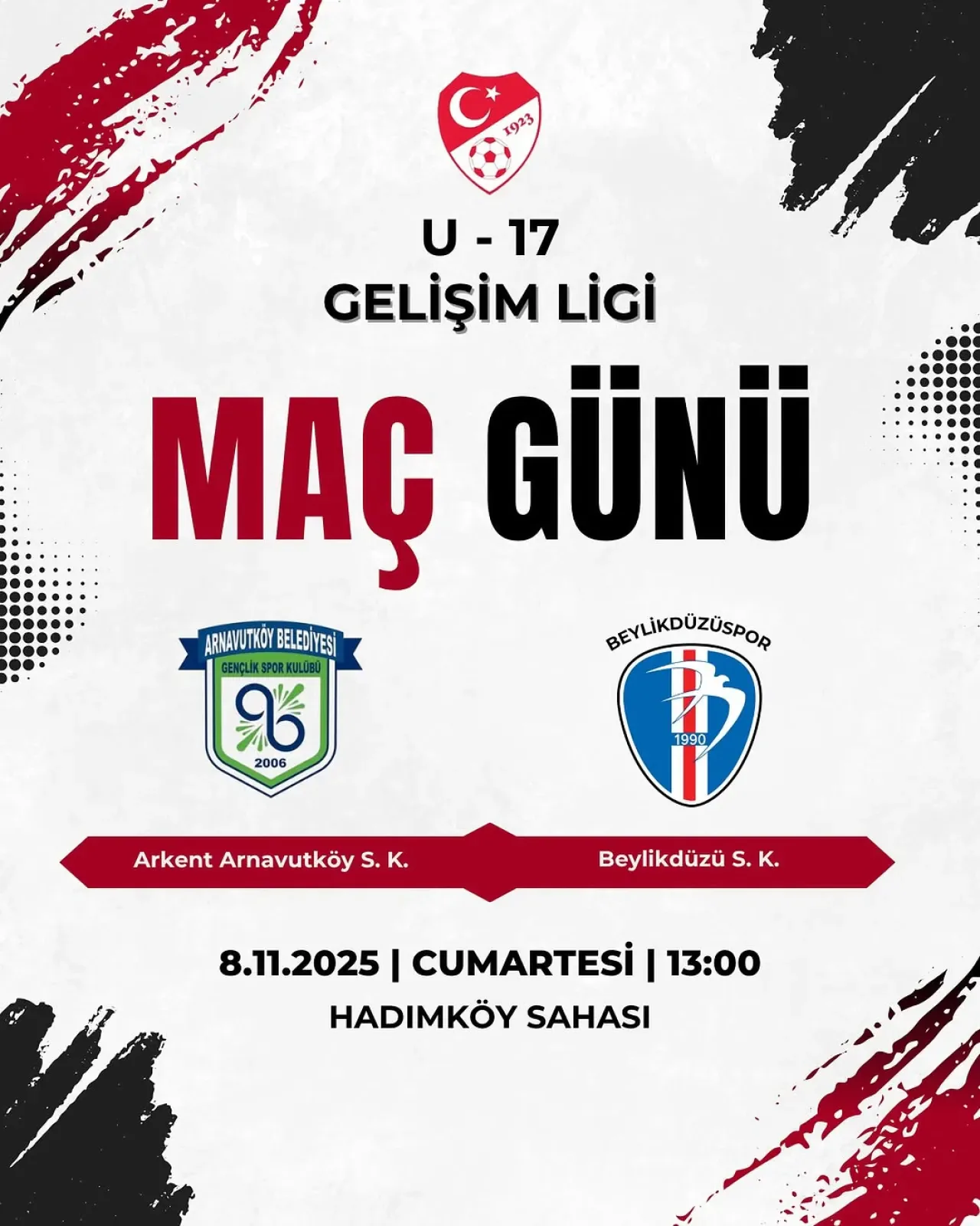 Beylikdüzü Spor Kulübü U17 Takımı, Gelişim Ligi'nde Sahada Beylikdüzü Spor Kulübü U17 Takımı, Gelişim Ligi'nde Sahada