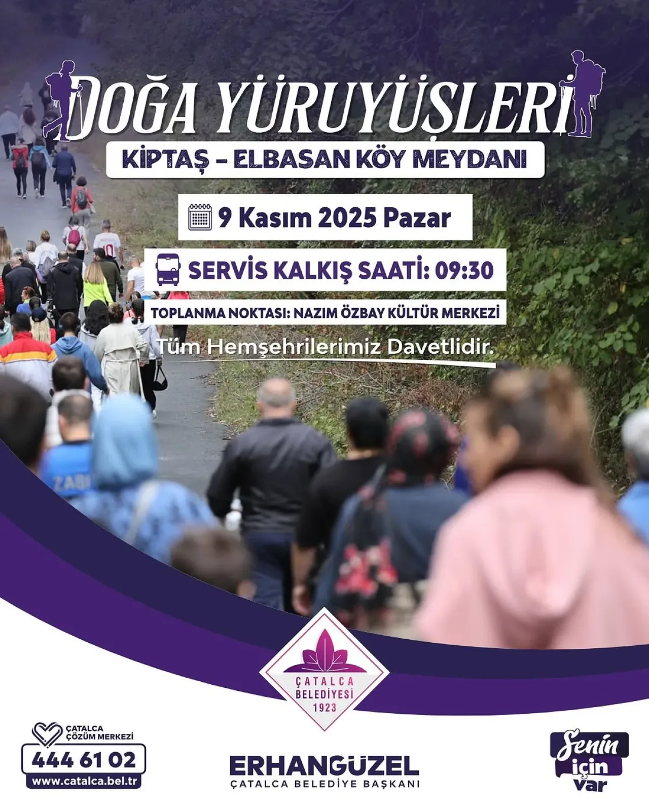 Çatalca'da Doğa Yürüyüşü: 9 Kasım'da Elbasan Köyü Rotasında Buluşuyoruz Çatalca'da Doğa Yürüyüşü: 9 Kasım'da Elbasan Köyü Rotasında Buluşuyoruz
