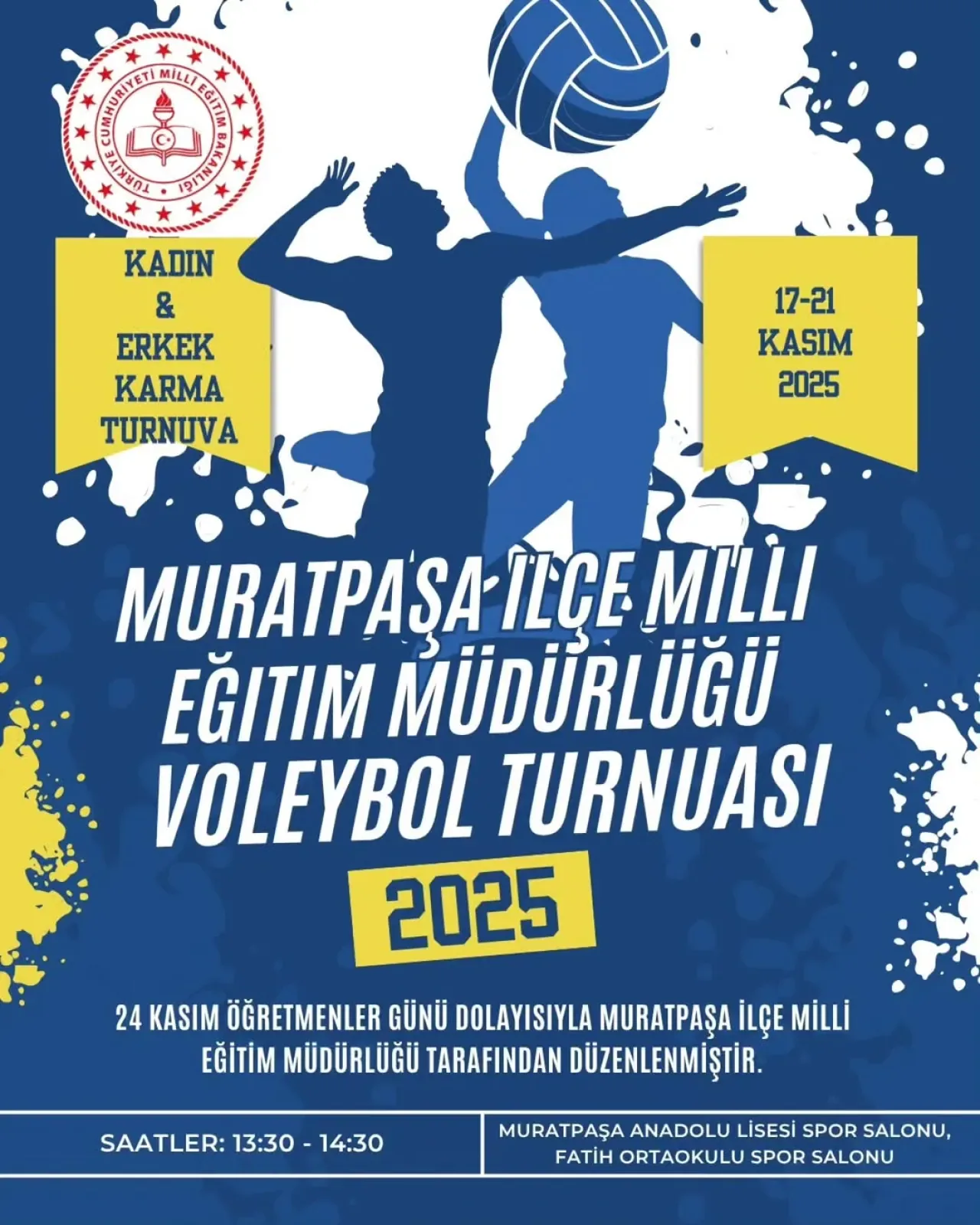 Muratpaşa'da Öğretmenler Günü'ne Özel Karma Voleybol Turnuvası Muratpaşa'da Öğretmenler Günü'ne Özel Karma Voleybol Turnuvası