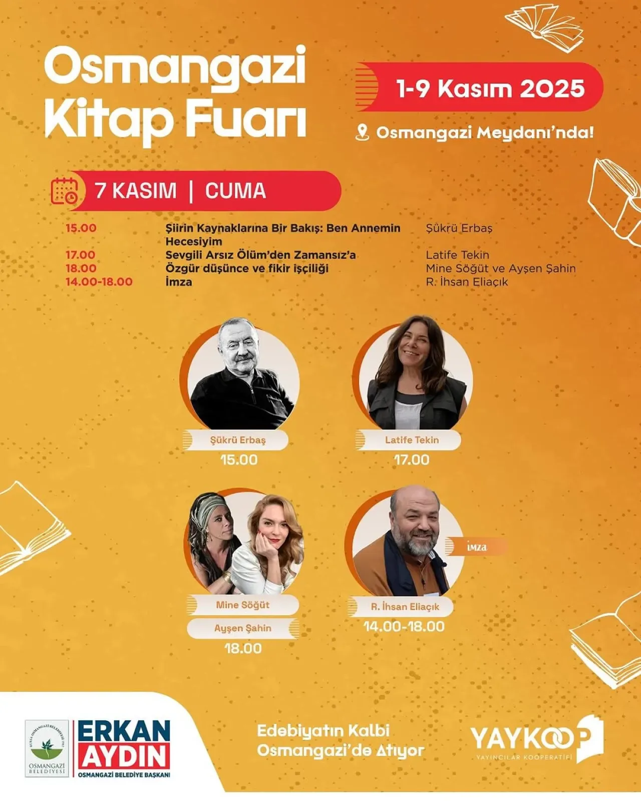 Osmangazi Kitap Fuarı, 7. Gününde Renkli Etkinliklerle Yoğun İlgi Görüyor Osmangazi Kitap Fuarı, 7. Gününde Renkli Etkinliklerle Yoğun İlgi Görüyor