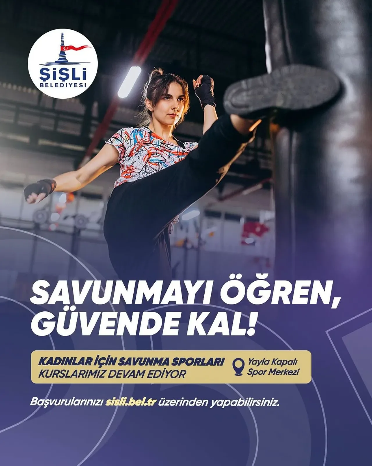Şişli Belediyesi'nden Kadınlara Ücretsiz Savunma Sporları Kursu Şişli Belediyesi'nden Kadınlara Ücretsiz Savunma Sporları Kursu
