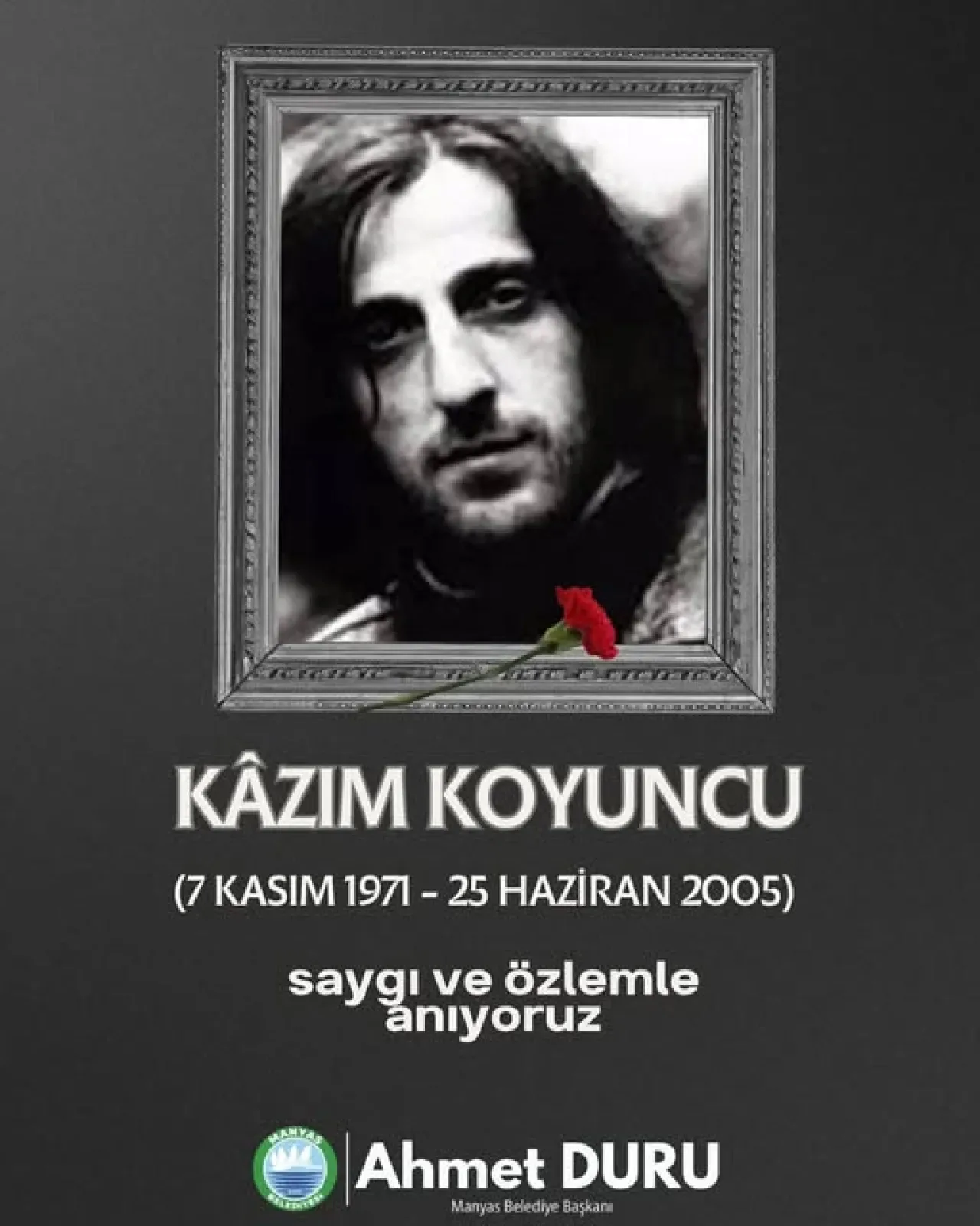 Kâzım Koyuncu'nun 54. Doğum Günü: Anadolu Rock'ın Unutulmaz Sesi Kâzım Koyuncu'nun 54. Doğum Günü: Anadolu Rock'ın Unutulmaz Sesi